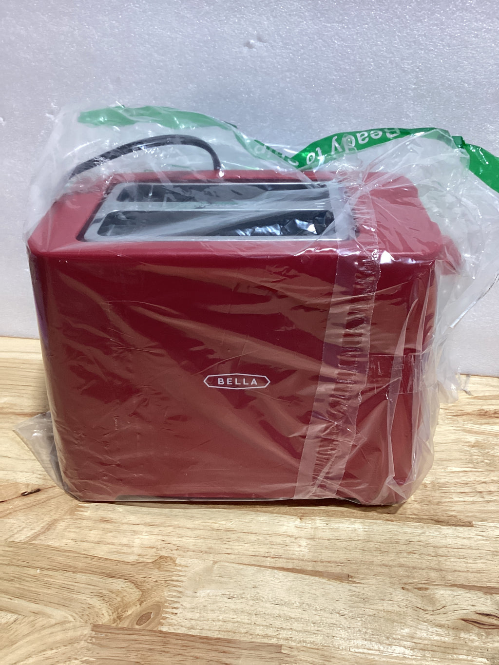 BELLA – Tostadora 2 Rebanadas Roja | Apagado Automático | Ranuras Extra Anchas | Funciones Descongelar y Recalentar