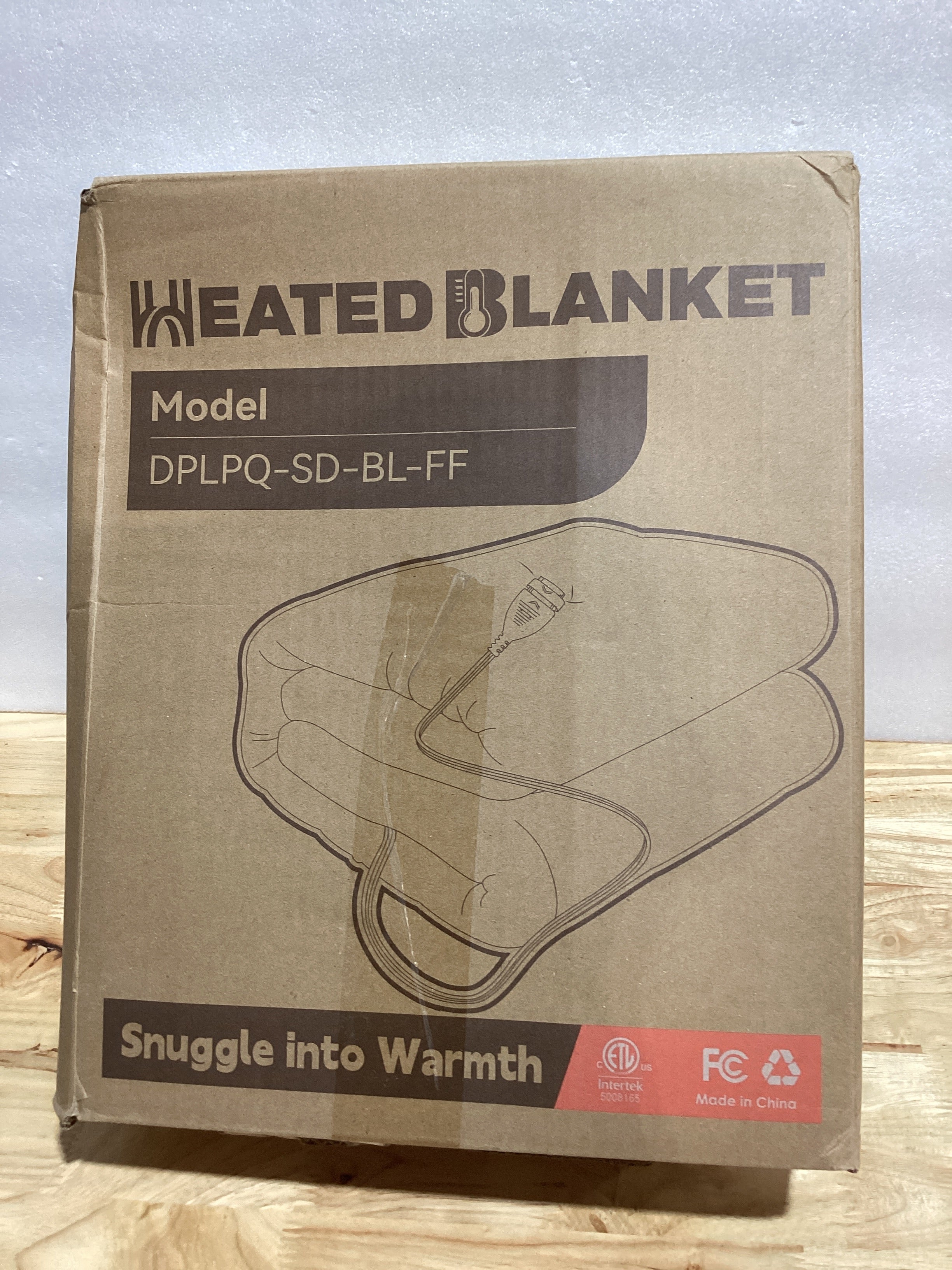LaffyLo Cobija Eléctrica Calefactora Tamaño Full 72"x84" — Franela Suave, 10 Niveles de Calor, Apagado Automático, Gris Oscuro