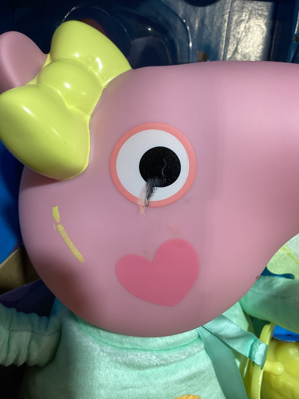 ⚠️ DEFECTO EN OJO – Ver fotos | Muñeca Bebé Interactiva Baby Evie de Peppa Pig con Accesorios y Más de 20 Sonidos