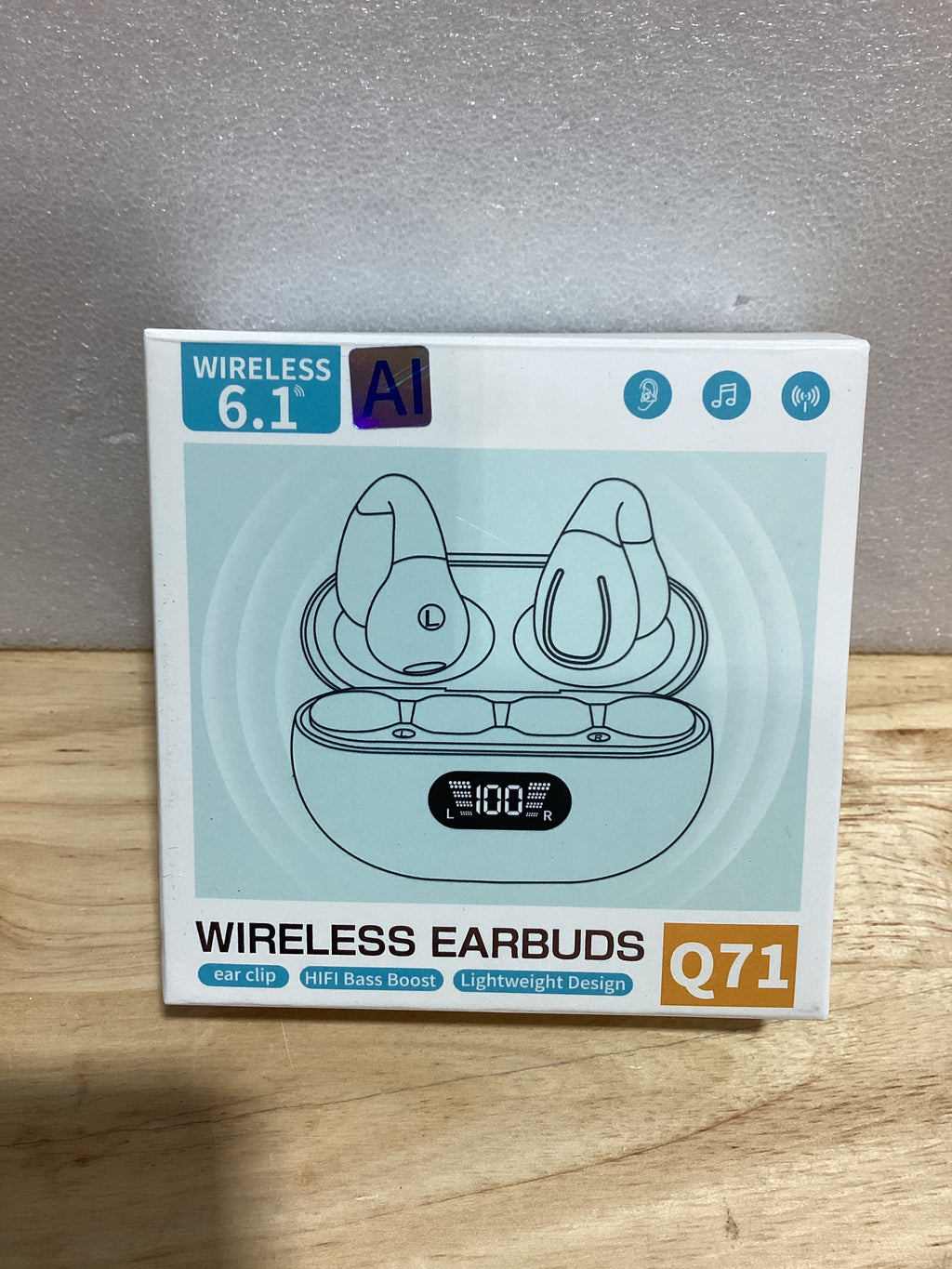 Audífonos Traductores con IA en Tiempo Real – 144 Idiomas, 60 Horas de Reproducción, Bluetooth Inalámbrico para Viajes y Reuniones de Negocios, Color Blanco