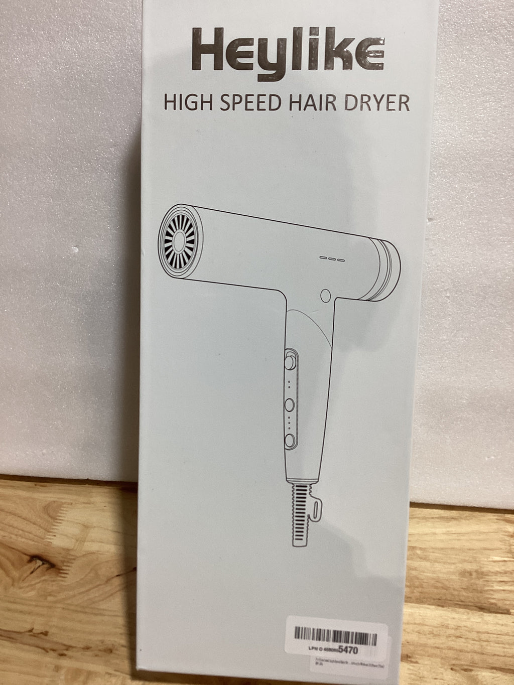 Secador de Cabello Profesional Plasma Ion 1500W — Motor Brushless 130,000 RPM, Difusor Incluido, Secado Rápido