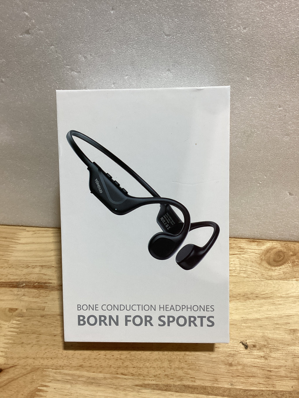 Yomdud Audífonos de Conducción Ósea — Open Ear Bluetooth 5.4, Micrófono, 10H, IPX5, para Deporte y Running