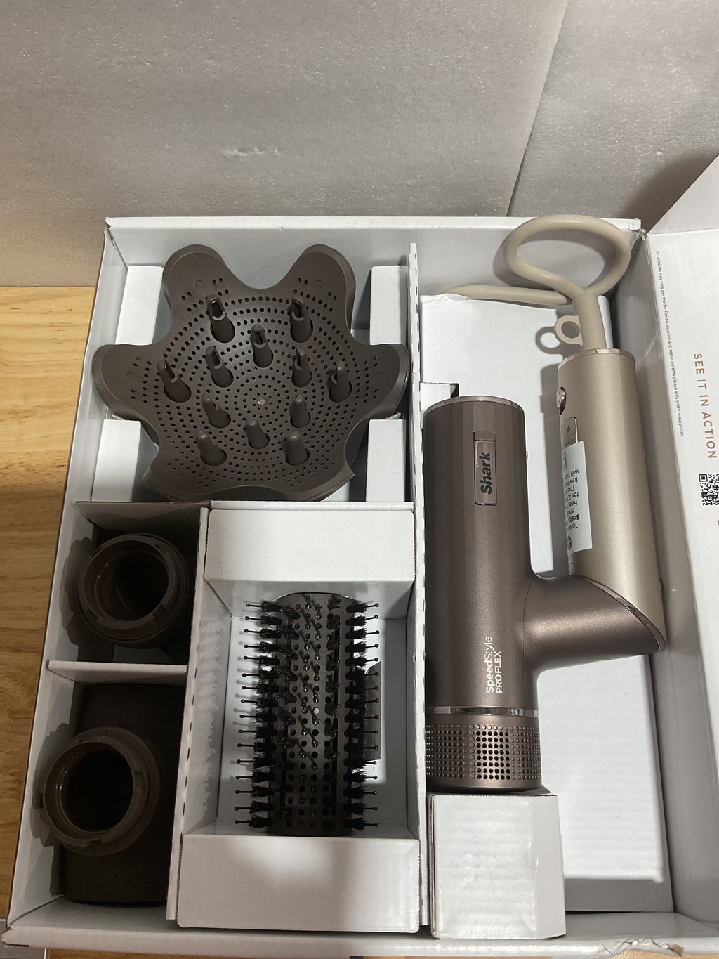 Secador de Cabello Shark SpeedStyle Pro Flex HD542 — Iónico, Alta Velocidad y Sin Daño Térmico