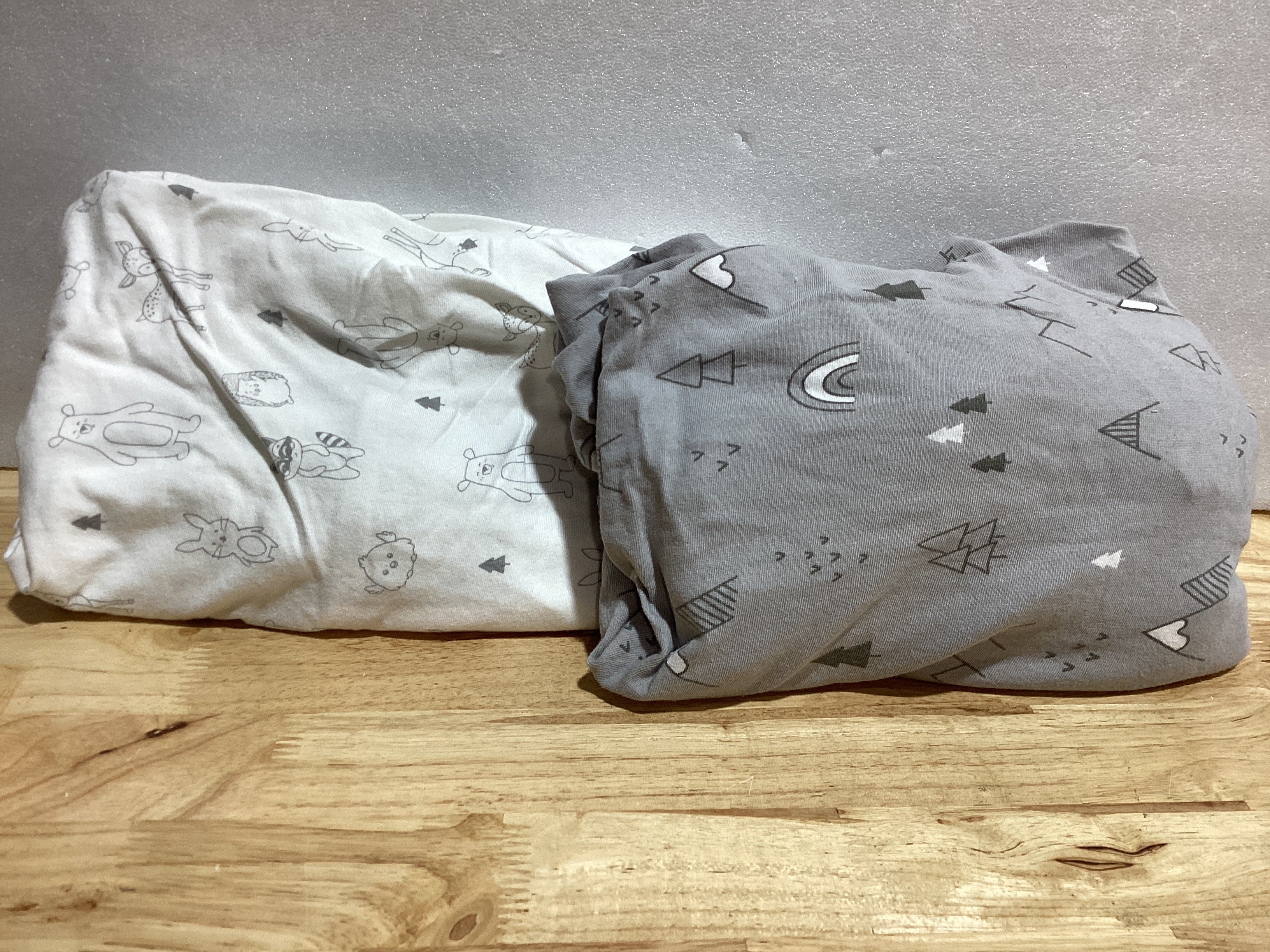 Sábanas Orgánicas para Cuna KeaBabies Pack x2 – Algodón Jersey Transpirable, Estampado Woodland