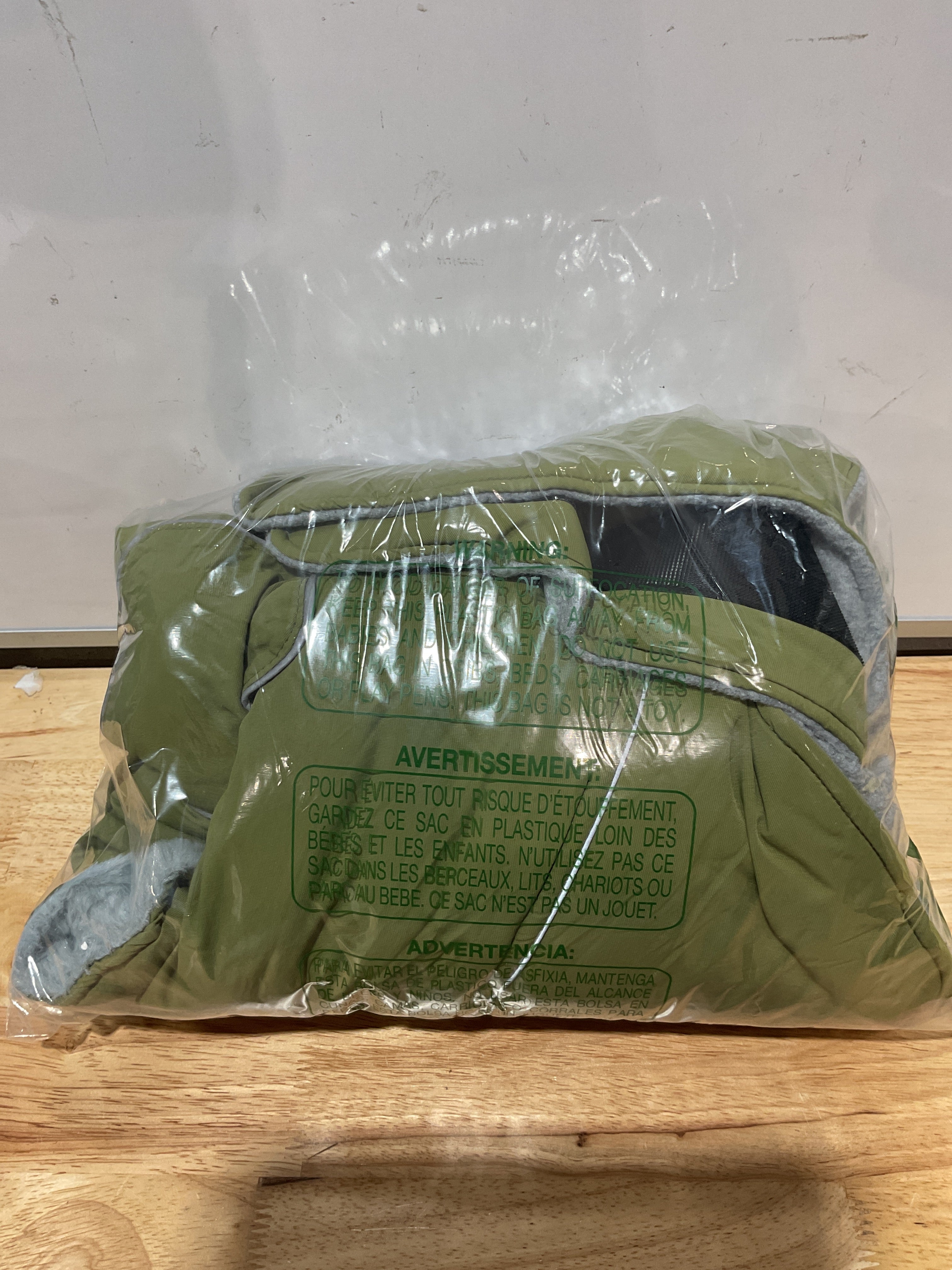 Abrigo Impermeable para Perros Lelepet — Verde Militar XXXL