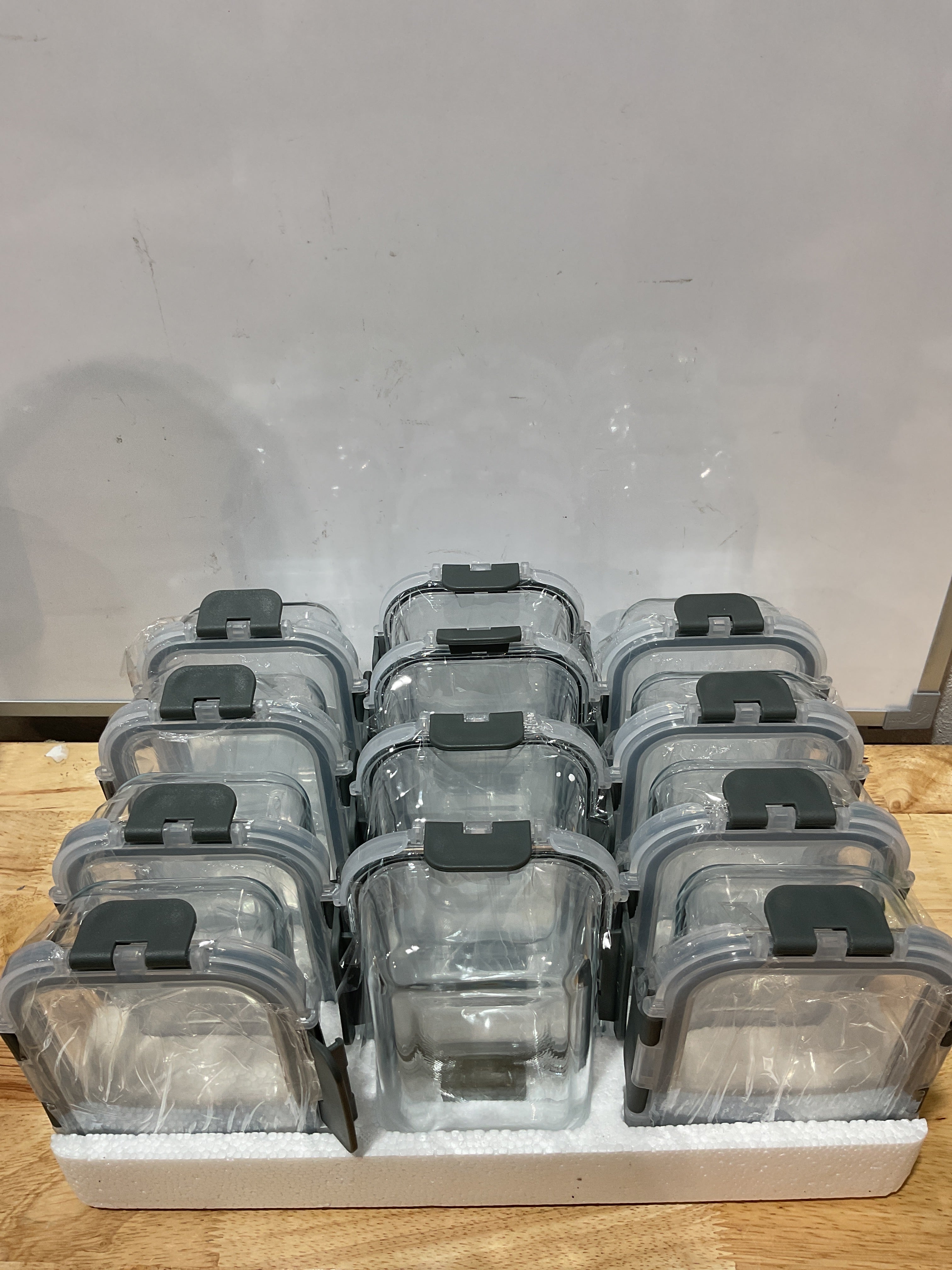 GULFLIN Set 12 Recipientes de Vidrio para Alimentos con Tapa Hermética - Meal Prep