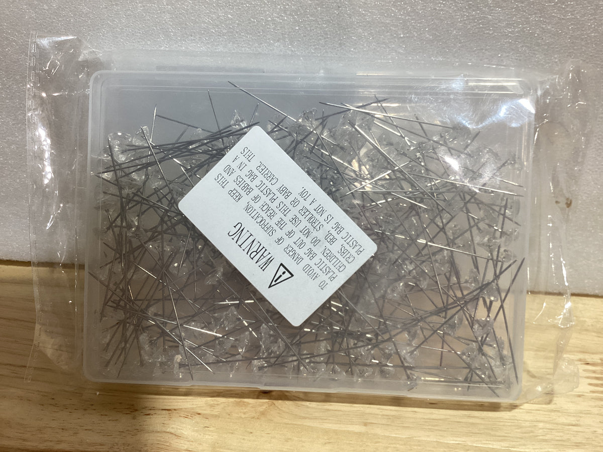Alfileres para Ramos y Corsages Zxiixz 200pcs — 2 Pulgadas con Cabeza de Diamante para Bodas, Joyería y Manualidades