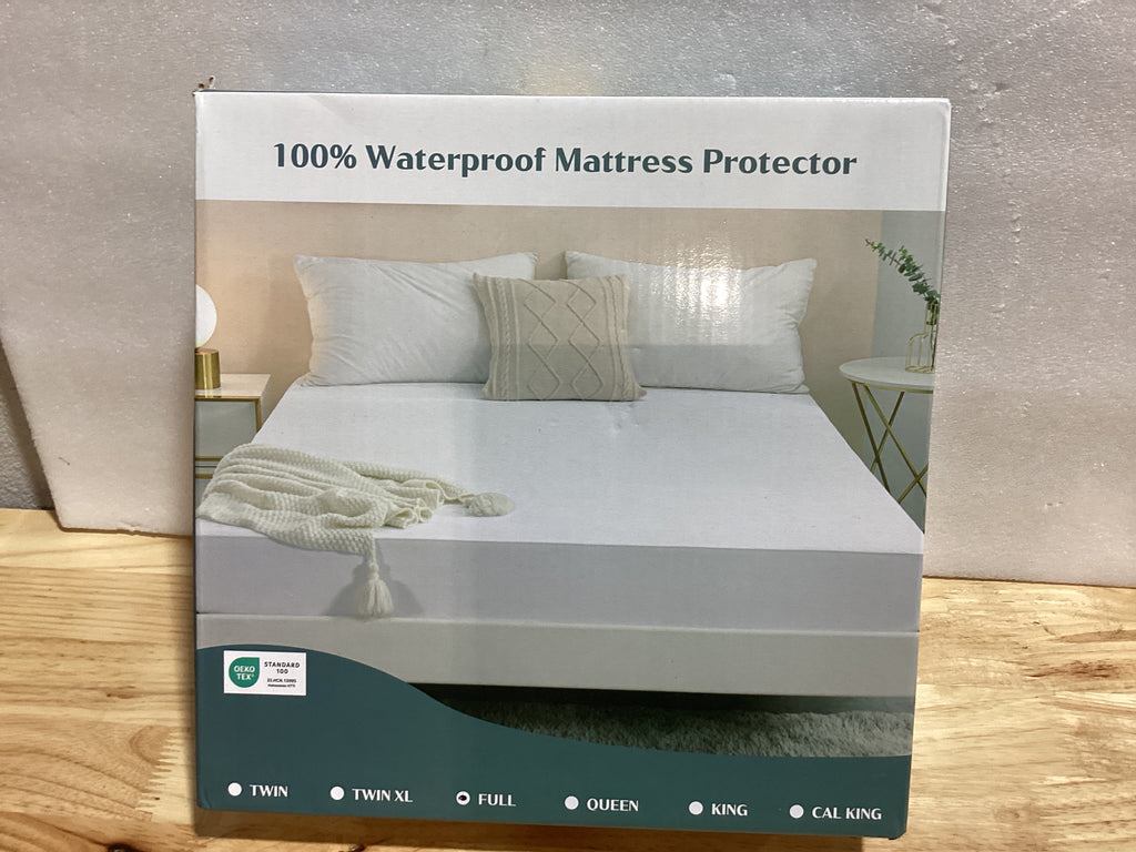 Protector de Colchón Impermeable Full Pack 2 — Bolsillo Profundo 19", Suave, Transpirable y Sin Ruido