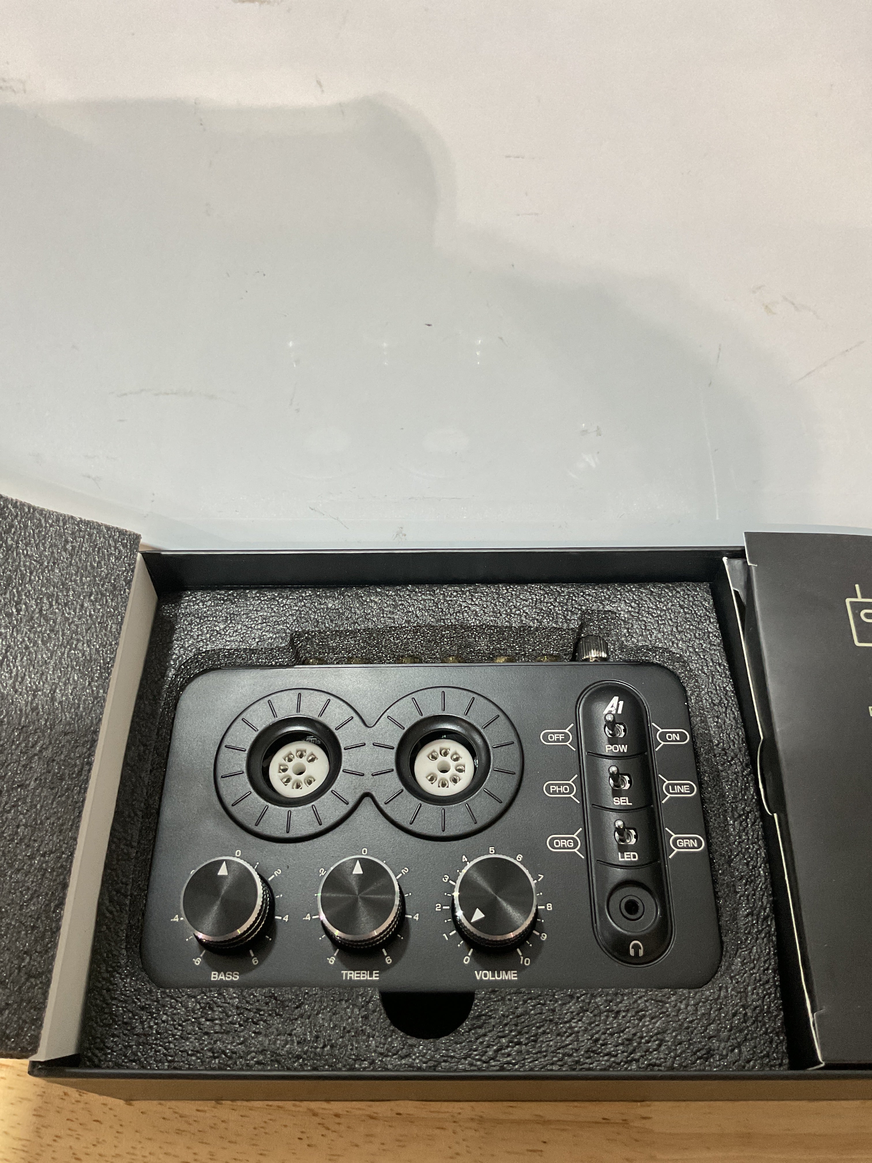 Preamplificador de Tubos Ampapa A1 – Phono Preamp Hi-Fi para Tornamesa y Audífonos