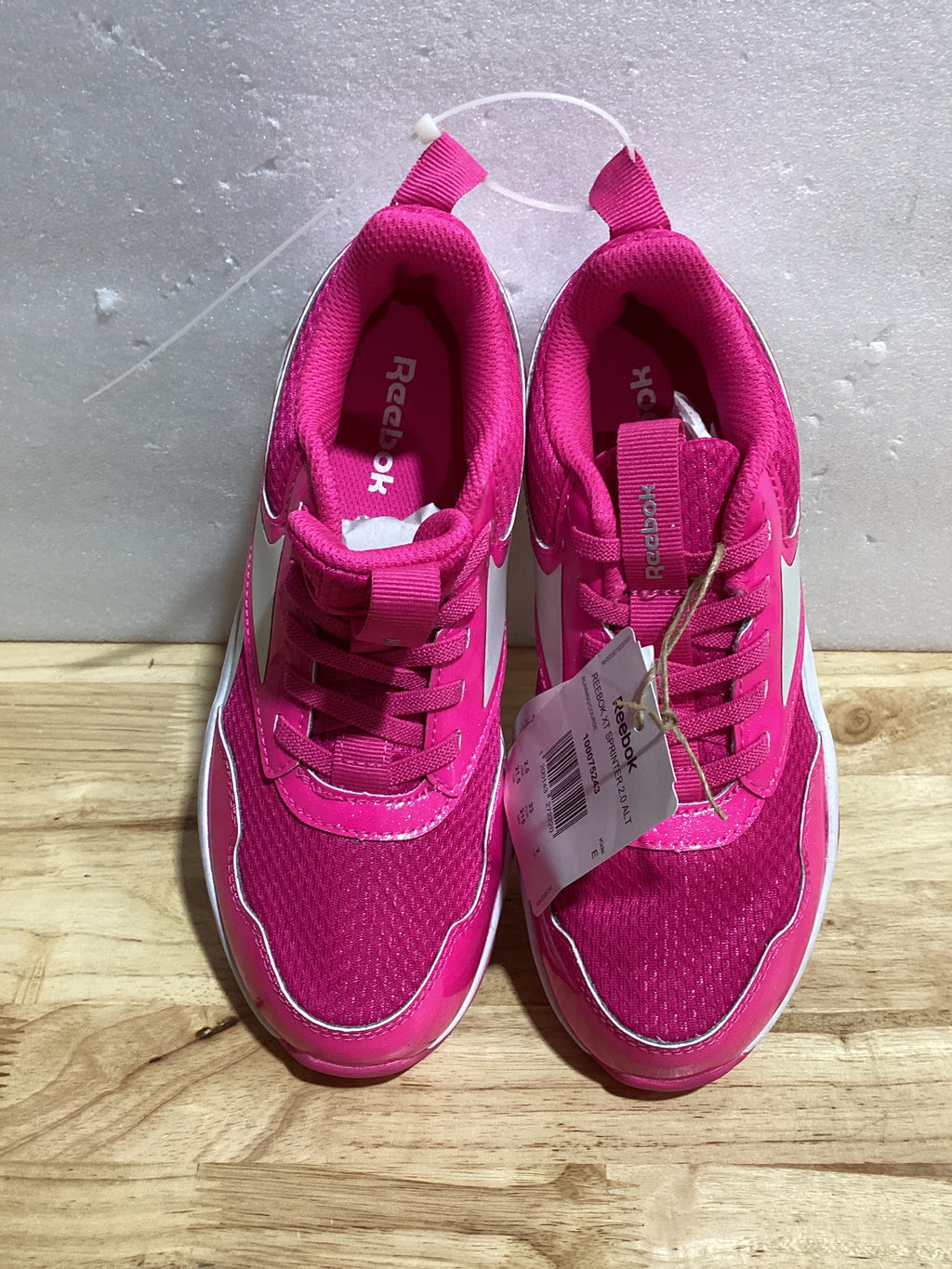 Tenis Reebok XT Sprinter 2.0 Niños | Running con Agujetas | Color Rosa | Talla USA 2.5 / EUR 33