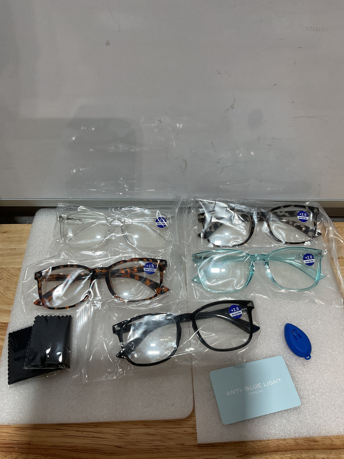 Lentes de Lectura CCVOO 2.0 para Mujer – Paquete de 5 con Filtro de Luz Azul