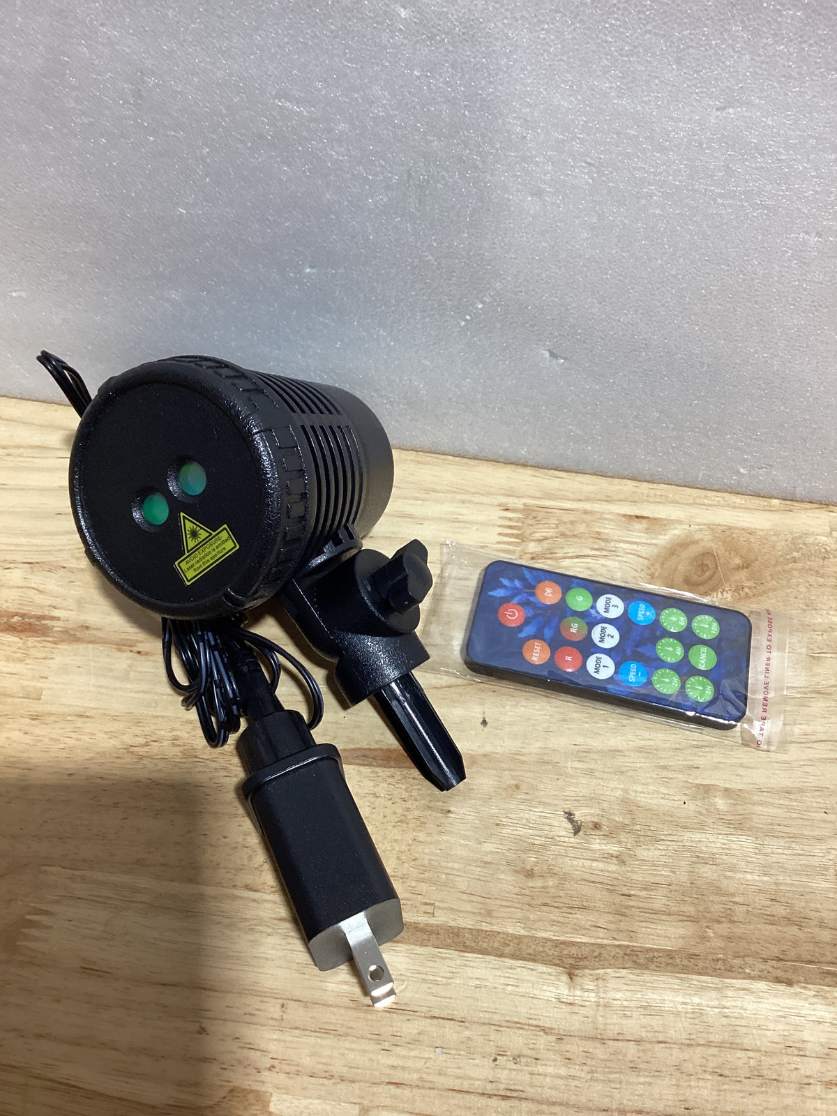 Proyector de Luces Navideñas para Exterior con Control Remoto – Show de Luces en Movimiento para Casa, Jardín, Patio y Fiestas