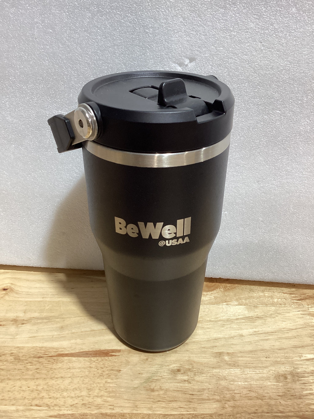 STANLEY IceFlow 2.0 – Tumbler con Popote Abatible 20oz | Resistente a Derrames | Acero Inoxidable Aislado | Sin BPA | Color Negro
