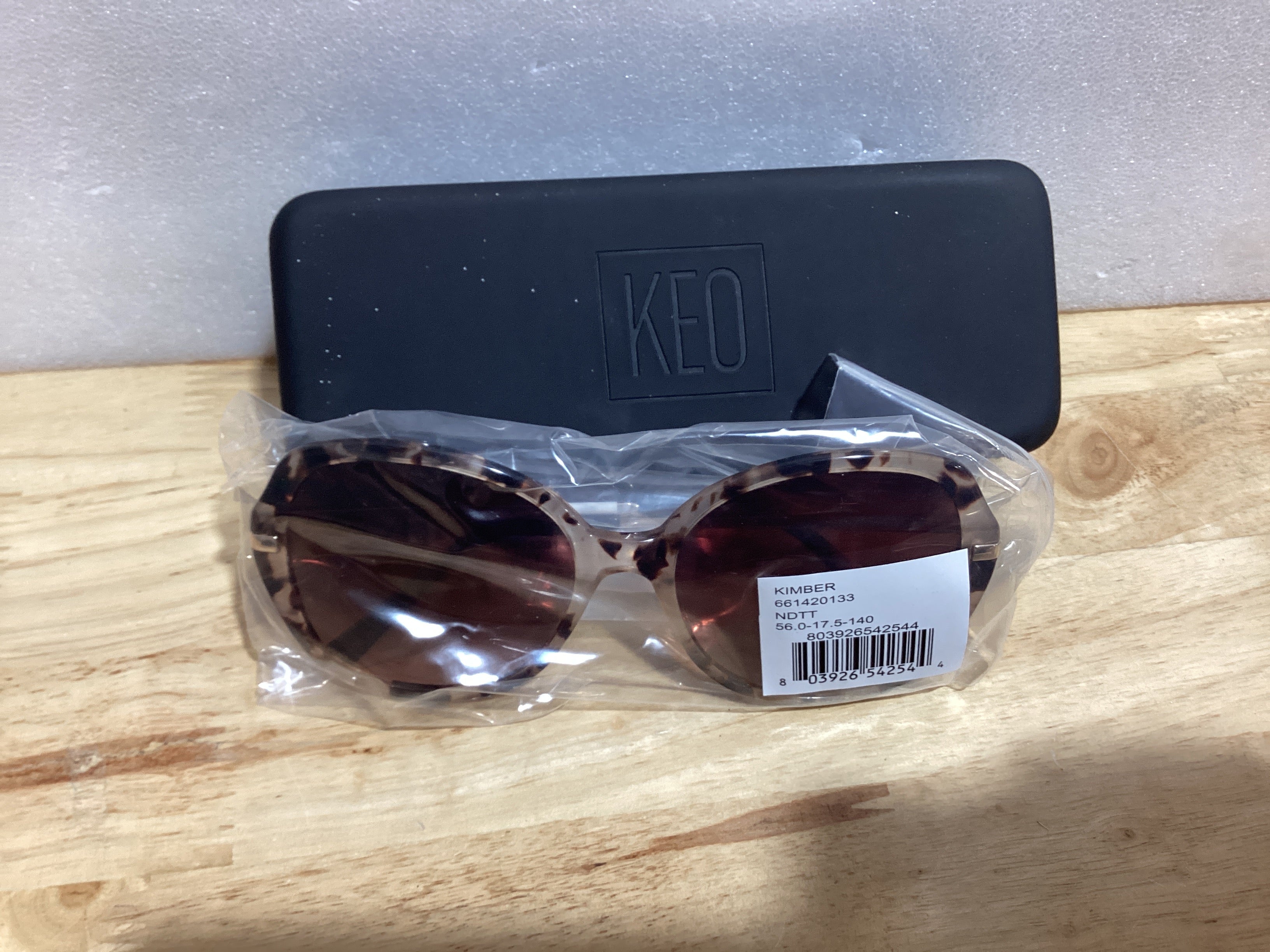 Gafas de sol Keo Kimber para mujer unisex RX-able 661420133 gris tortuga K2