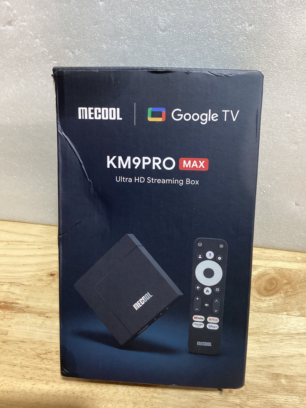 Android TV Box MECOOL KM9PRO MAX 4K — Android 12, 2GB+32GB, Google Assistant, Dolby Audio, WiFi5, BT5.0