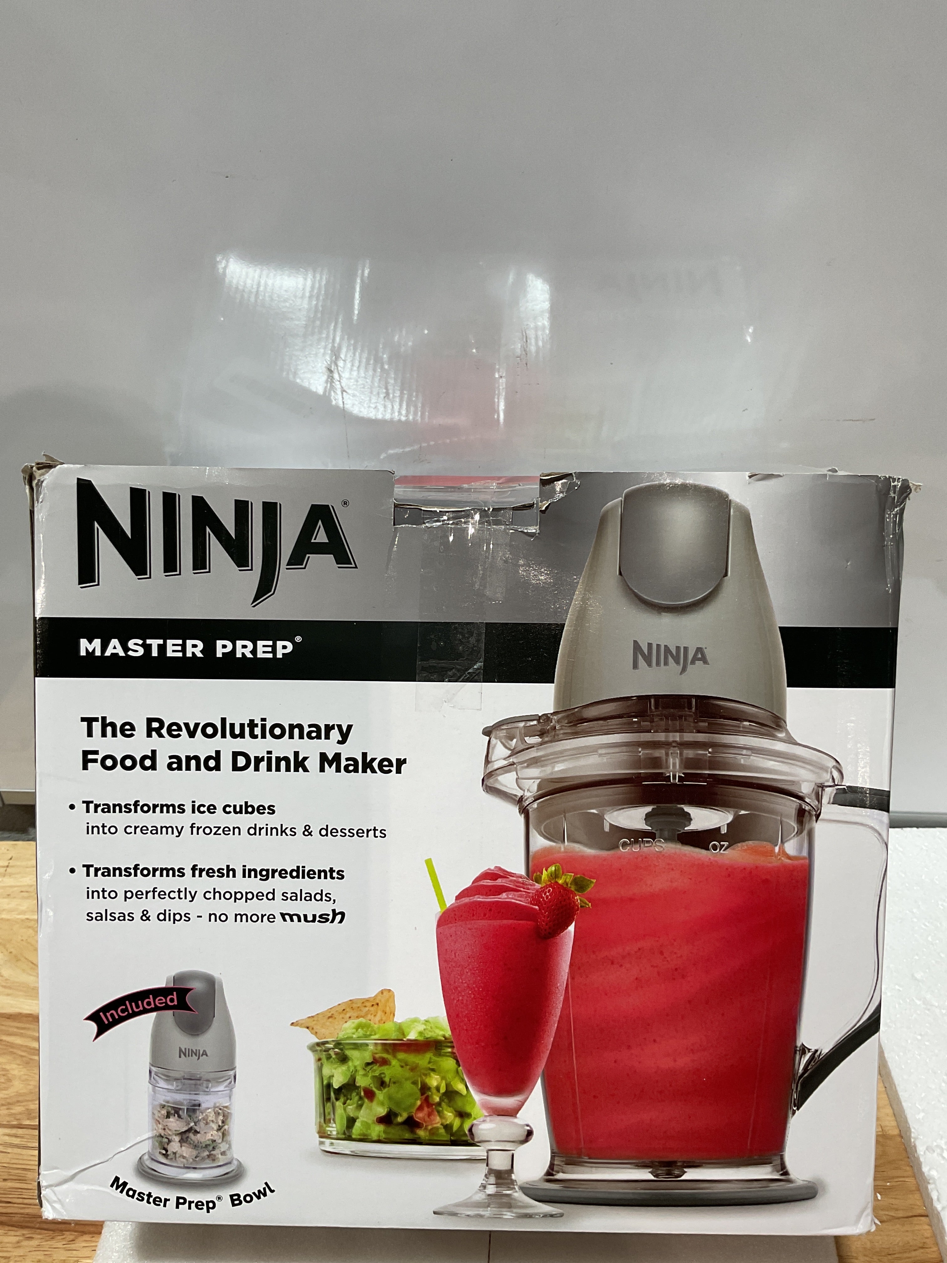 Procesador de Alimentos y Licuadora Ninja QB900B Master Prep – 400W con Jarra de 48 oz