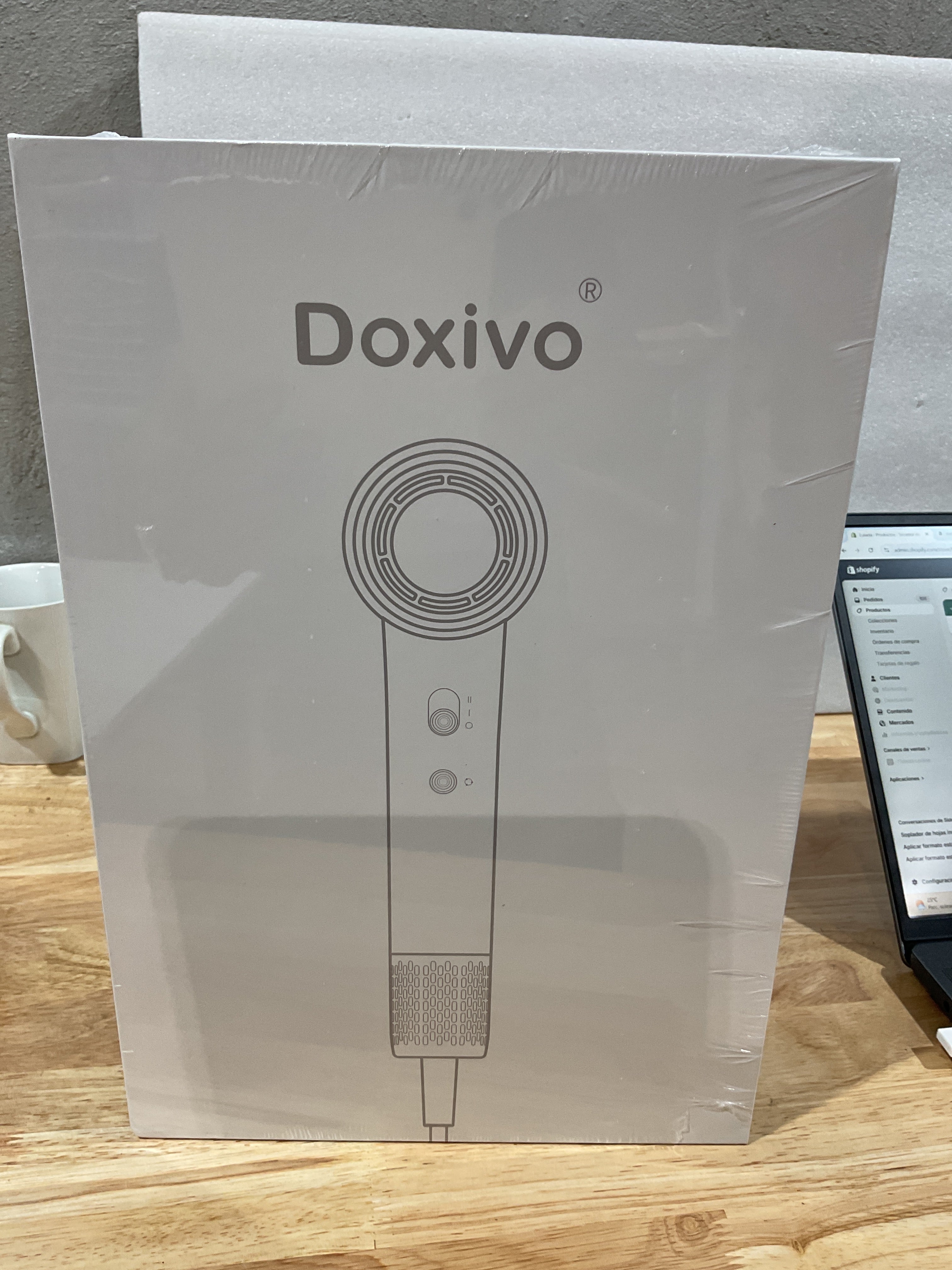 Secador de Pelo Doxivo con Difusor | 1500W, Iónico, Silencioso 56dB