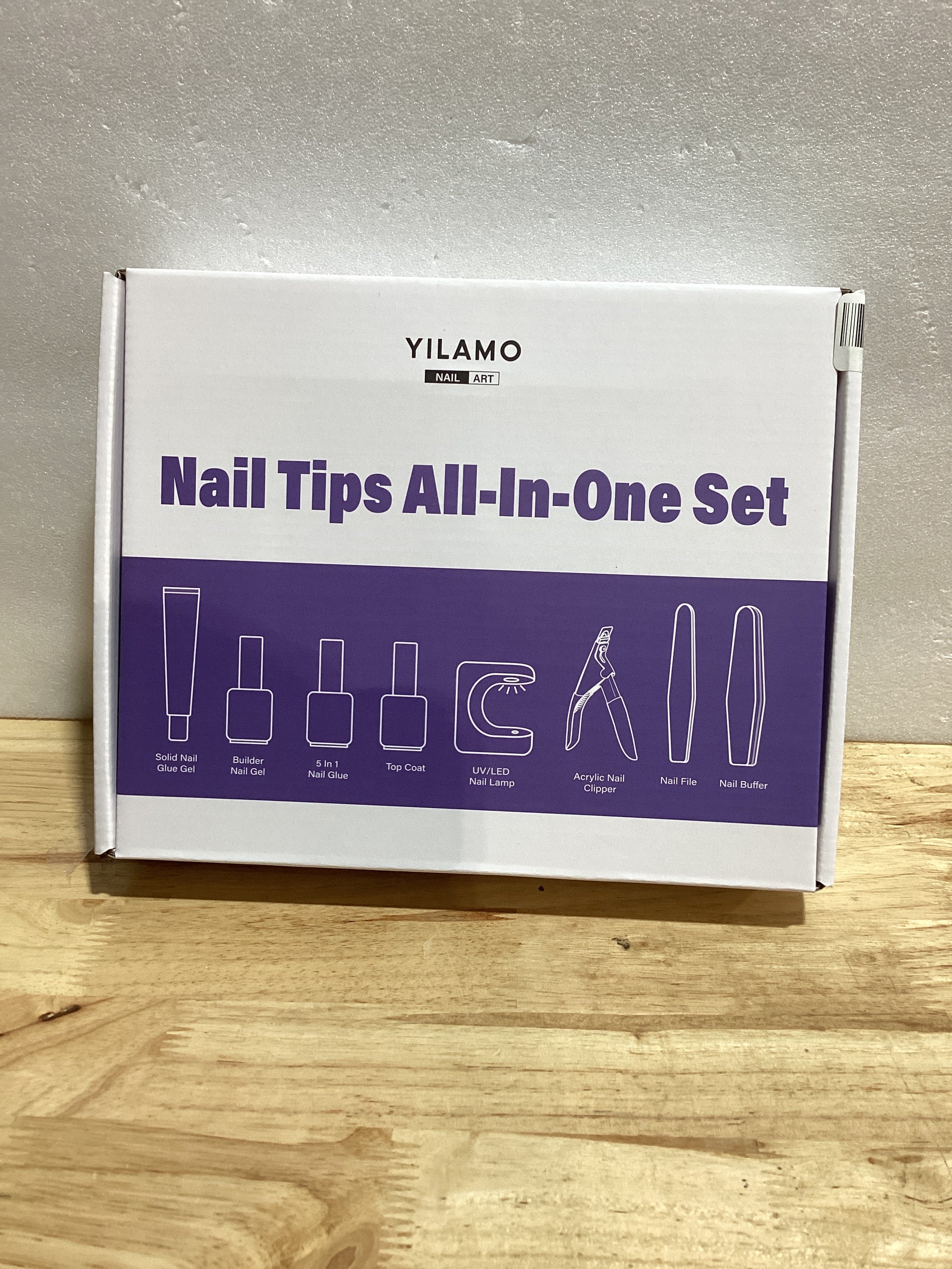Kit Completo de Uñas Postizas YILAMO – Nail Tips All-in-One Set