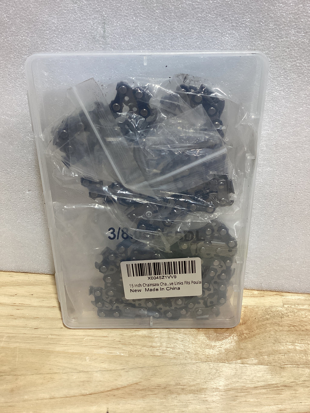 Cadena de Motosierra Oulisen 16 Pulgadas Pack de 2 – S55, Paso 3/8" LP, Calibre .050", 55 Eslabones, Baja Patada, Compatible con Craftsman, Stihl MS 170, MS 180 y MS 180 C