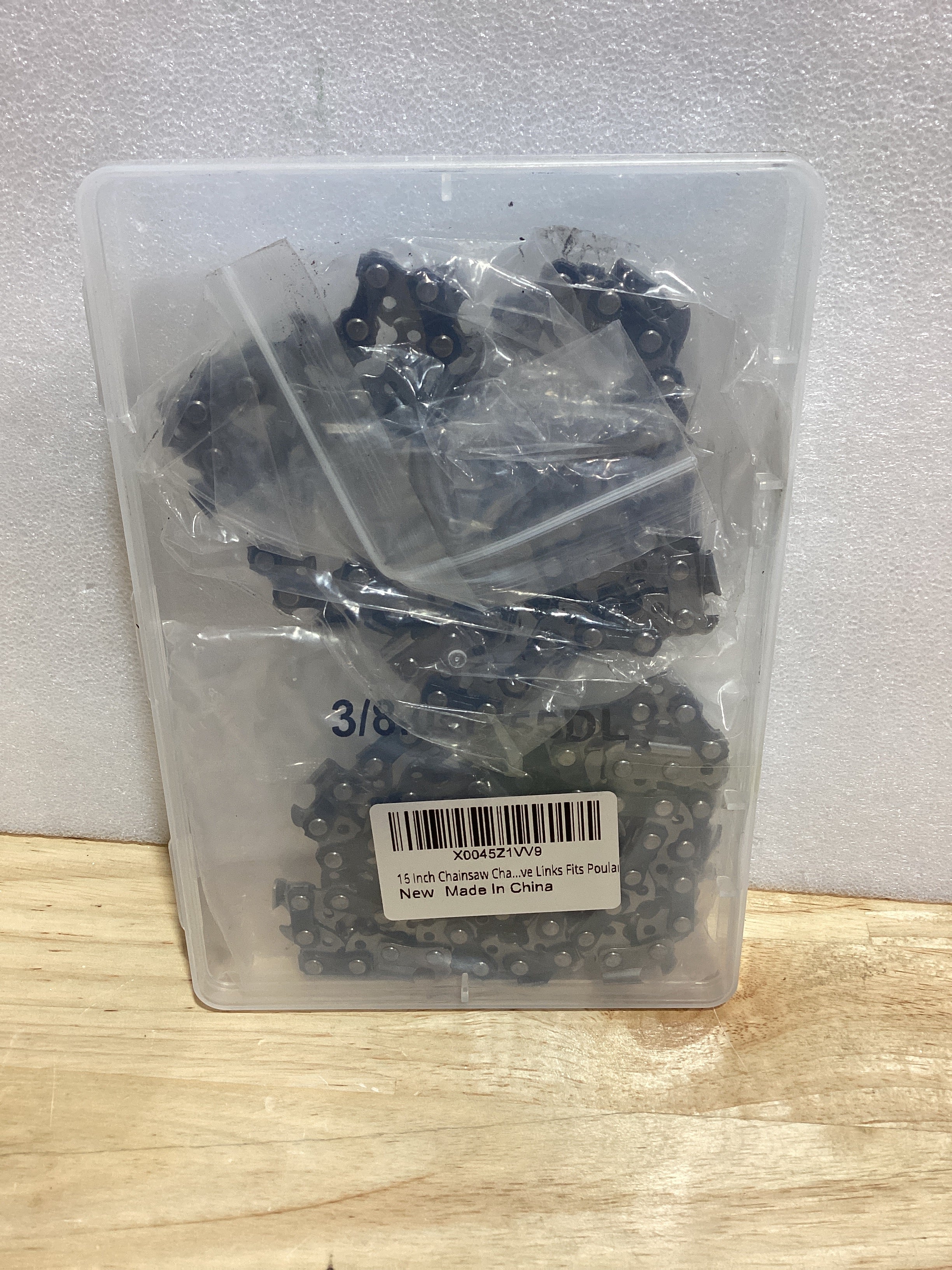 Cadena de Motosierra Oulisen 16 Pulgadas Pack de 2 – S55, Paso 3/8" LP, Calibre .050", 55 Eslabones, Baja Patada, Compatible con Craftsman, Stihl MS 170, MS 180 y MS 180 C