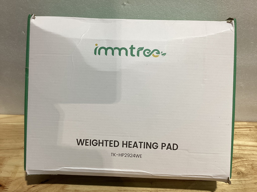 immtree – Almohadilla Térmica con Peso 5lbs | Talla XXXL 29"x24" | Tecnología Fast Heat | Alivio Profundo de Dolor | Espalda, Hombro y Rodilla