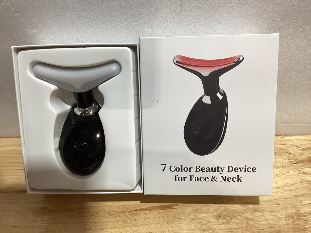 Varita de Terapia LED 7 Colores para Rostro y Cuello – Luz Roja y Azul para Cuidado de Piel en Casa