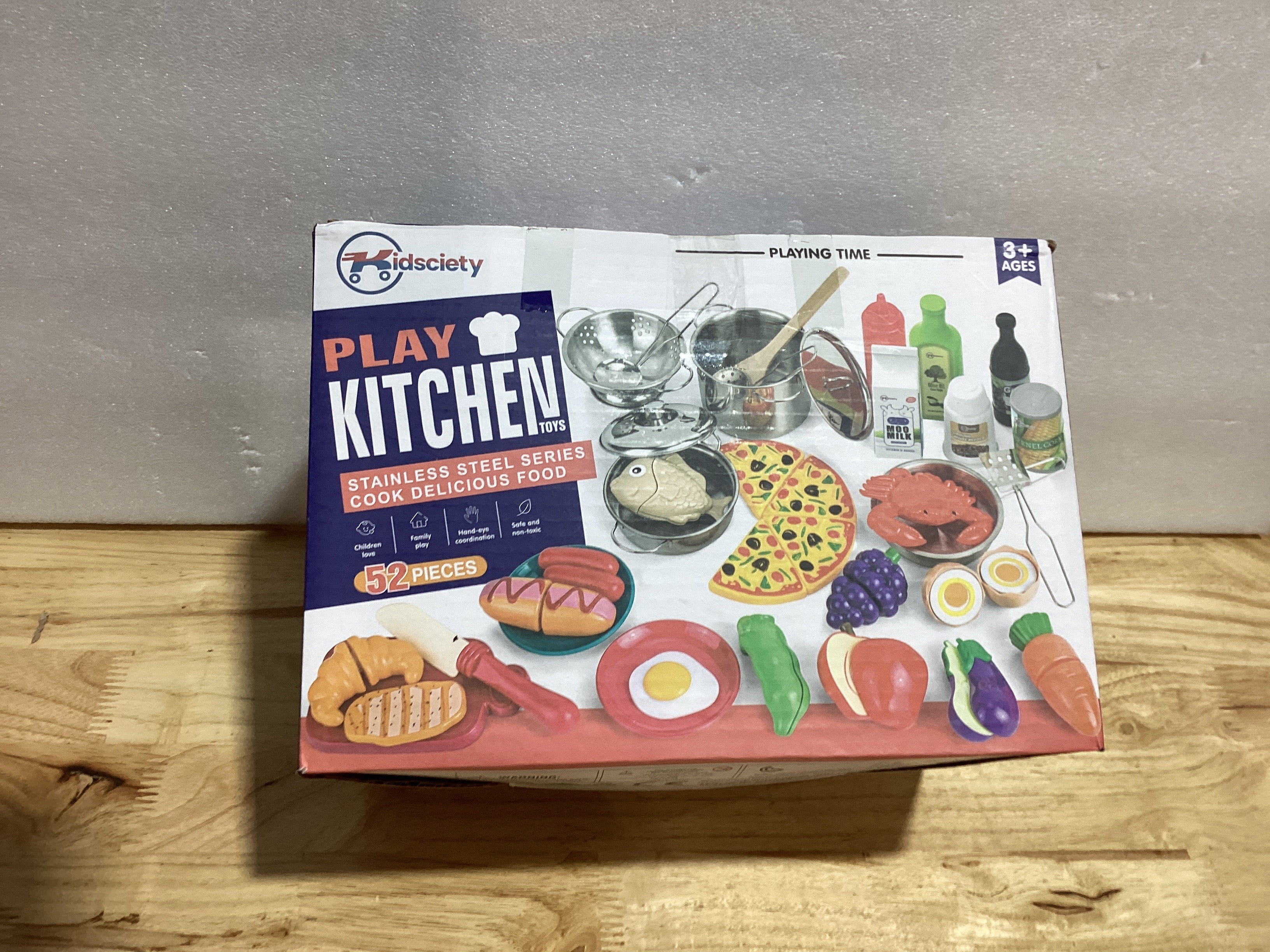 Set de Cocina Kidsciety para Niños | Utensilios Acero Inox | Comida Cortable | Niños y Niñas