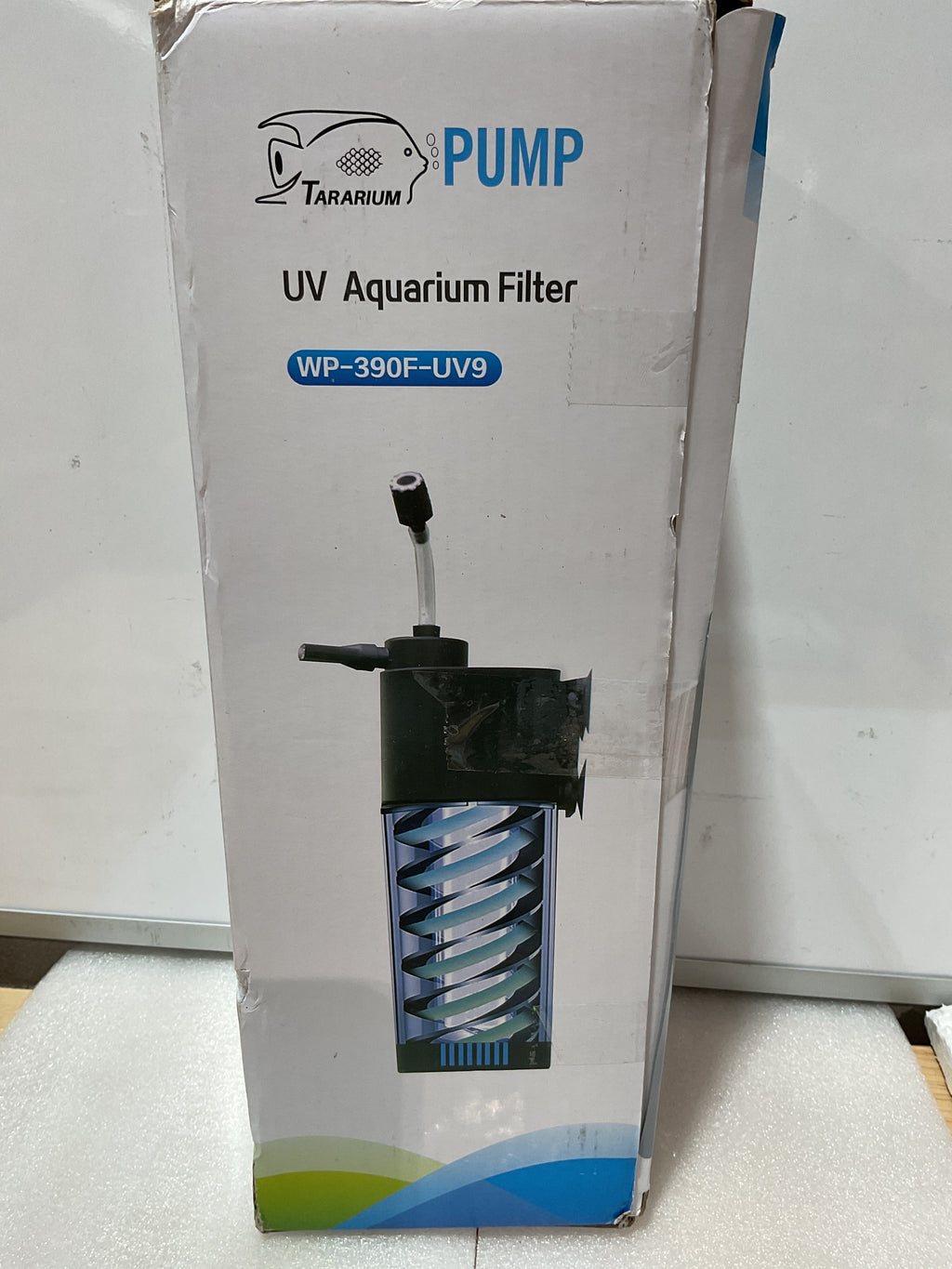 Filtro UV Sumergible para Acuario 40-75 Gal – 211 GPH Diseño Turbo con Timer, Bomba Silenciosa para Agua Dulce y Salada