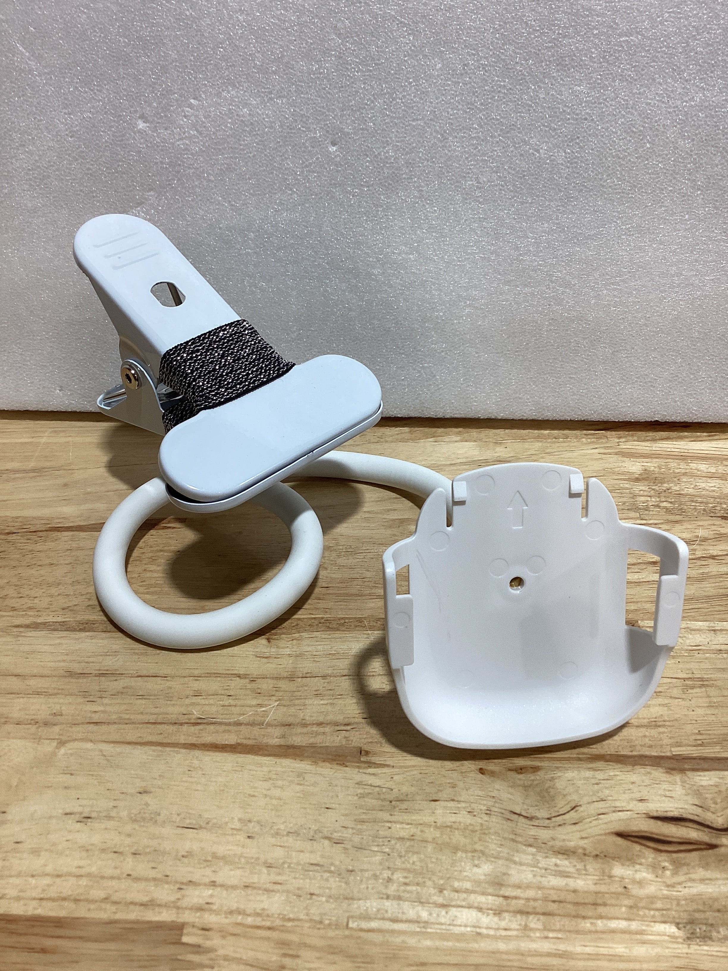 Soporte de clip para monitor de bebé HelloBaby HB6550/HB6560/HB6148/HB6240//HB66/HB6339, ANMEATE SM935E – Soporte de cámara de bebé con abrazadera ajustable, sin taladrar, montaje flexible para cunas, escritorios y estantes