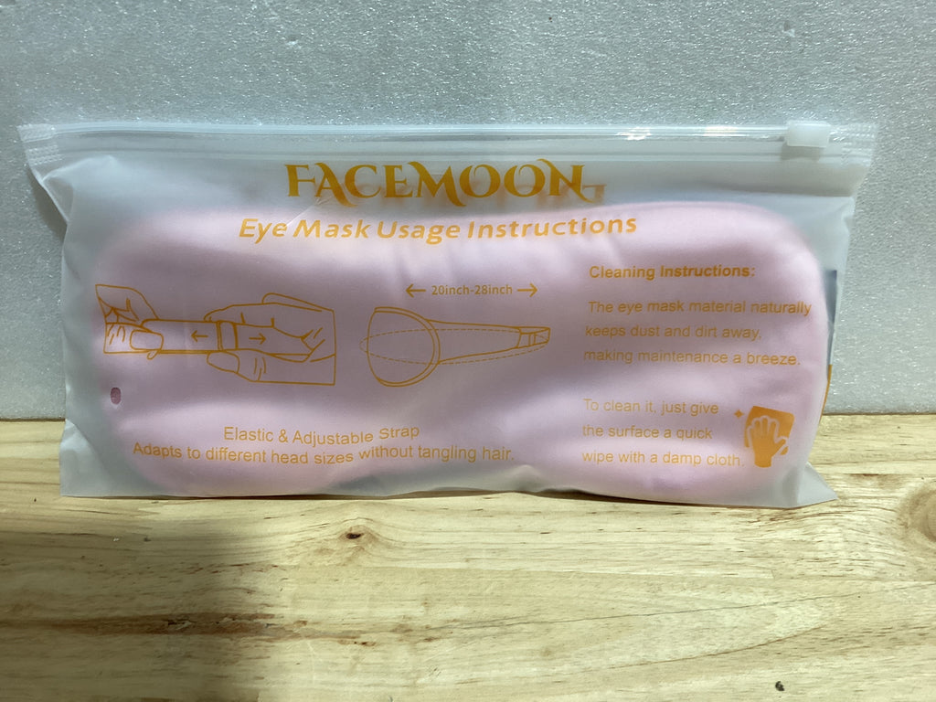 Máscara Refrescante para Ojos | Compresa Fría para Migrañas, Ojos Hinchados y Alivio de Cefaleas | Regalo de Autocuidado para Mujer | Rosa