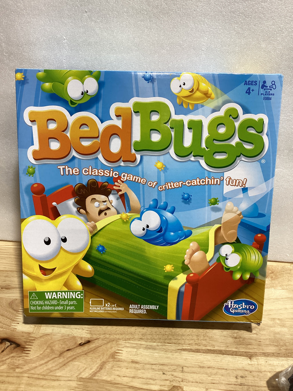 Juego de mesa Bed Bugs | El clásico juego de diversión para atrapar bichos | Juegos para niños y preescolares | Para edades de 4 años en adelante | 2 a 3 jugadores | Juegos familiares | Regalos