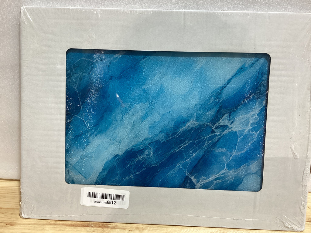 Tabla de Cortar de Vidrio Blue Marble — Diseño Mármol Océano, Decorativa, Regalo para Ella