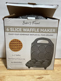 Mini Waffle Maker 6 en 1 Baker's Friend – Desayunos perfectos en minutos