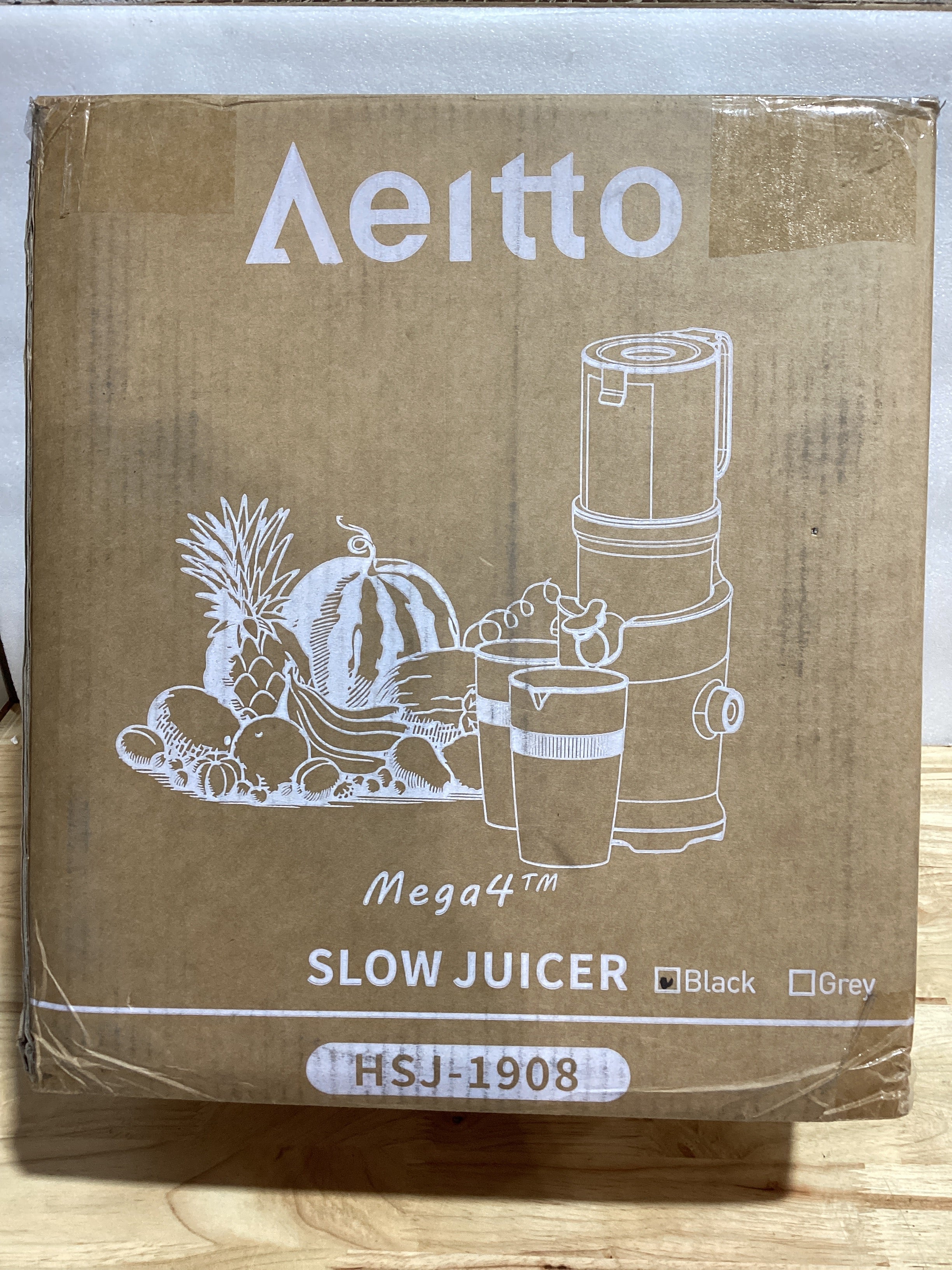 Extractor de Jugo en Frío Aeitto | Boca Ancha | Auto-Alimentado | Fácil Limpieza