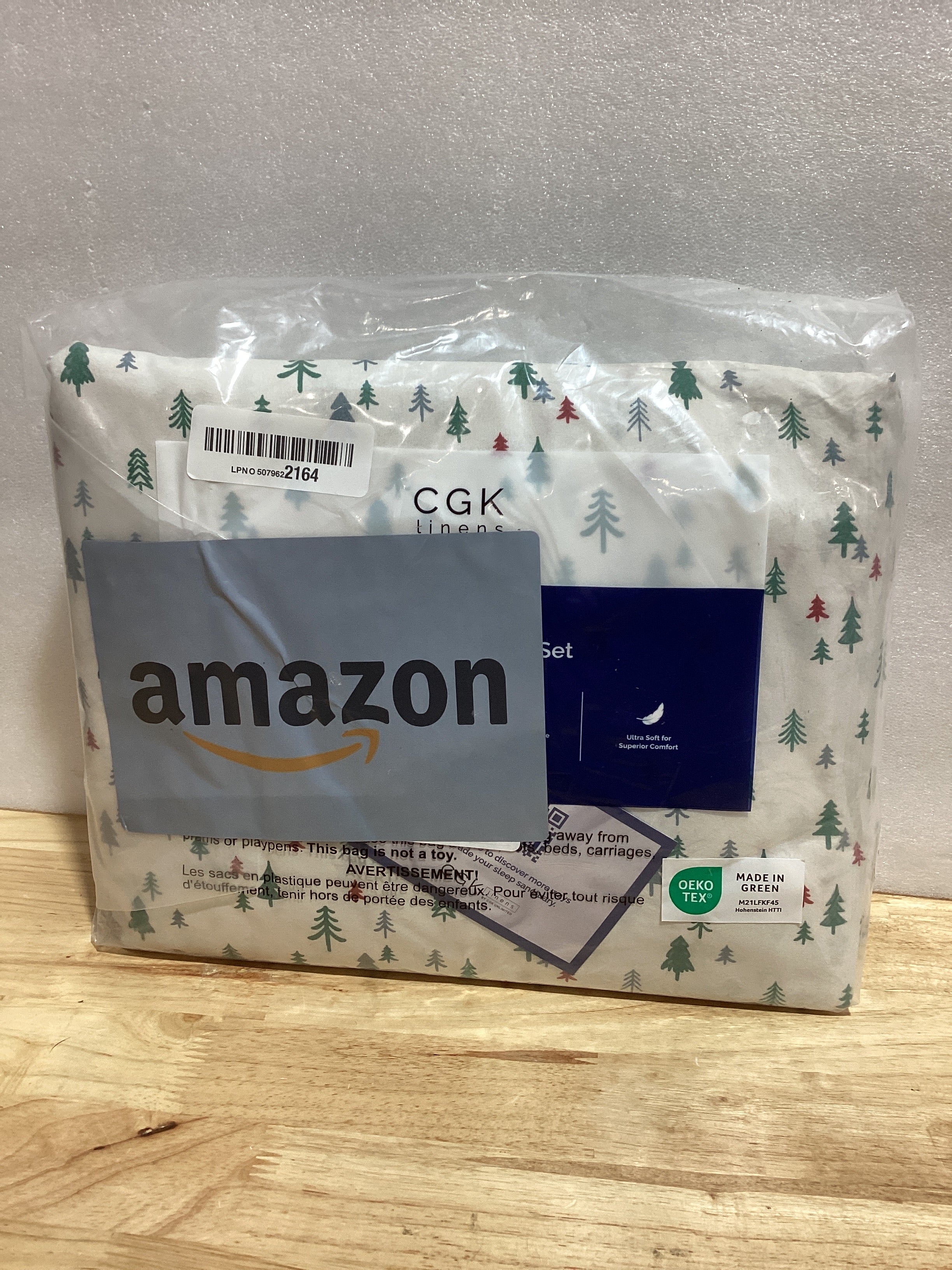 Set de Sábanas Full Christmas Trees – Juego de Cama Navideño 4 Piezas