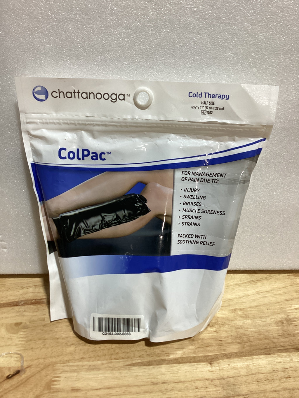 Chattanooga ColPac - Poliuretano negro - Tamaño medio - 6.5 x 11 pulgadas