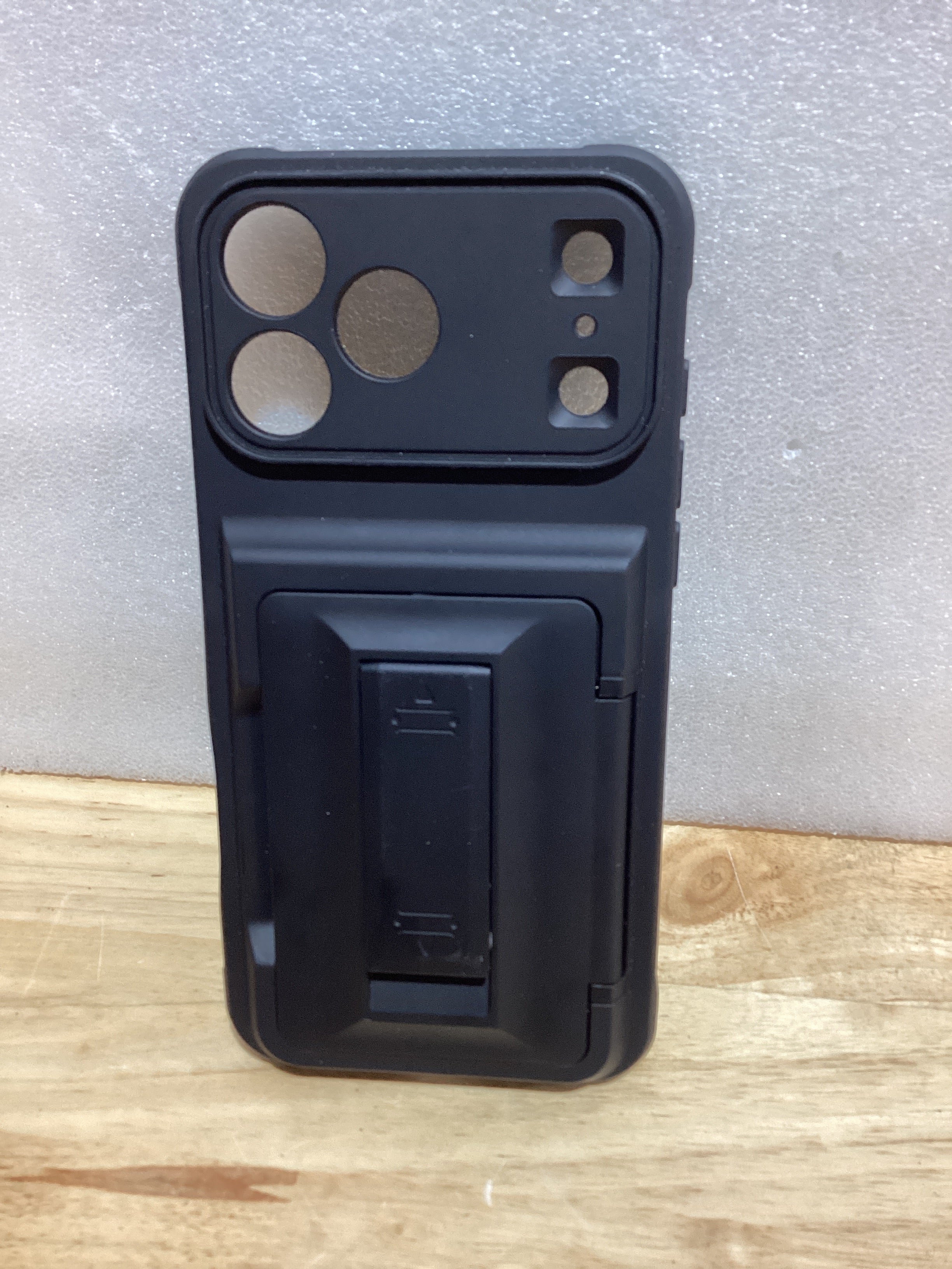 Oterkin Funda Cartera para iPhone 17 Pro Max — Porta 4-5 Tarjetas, Soporte, Protección Militar, RFID, Negro