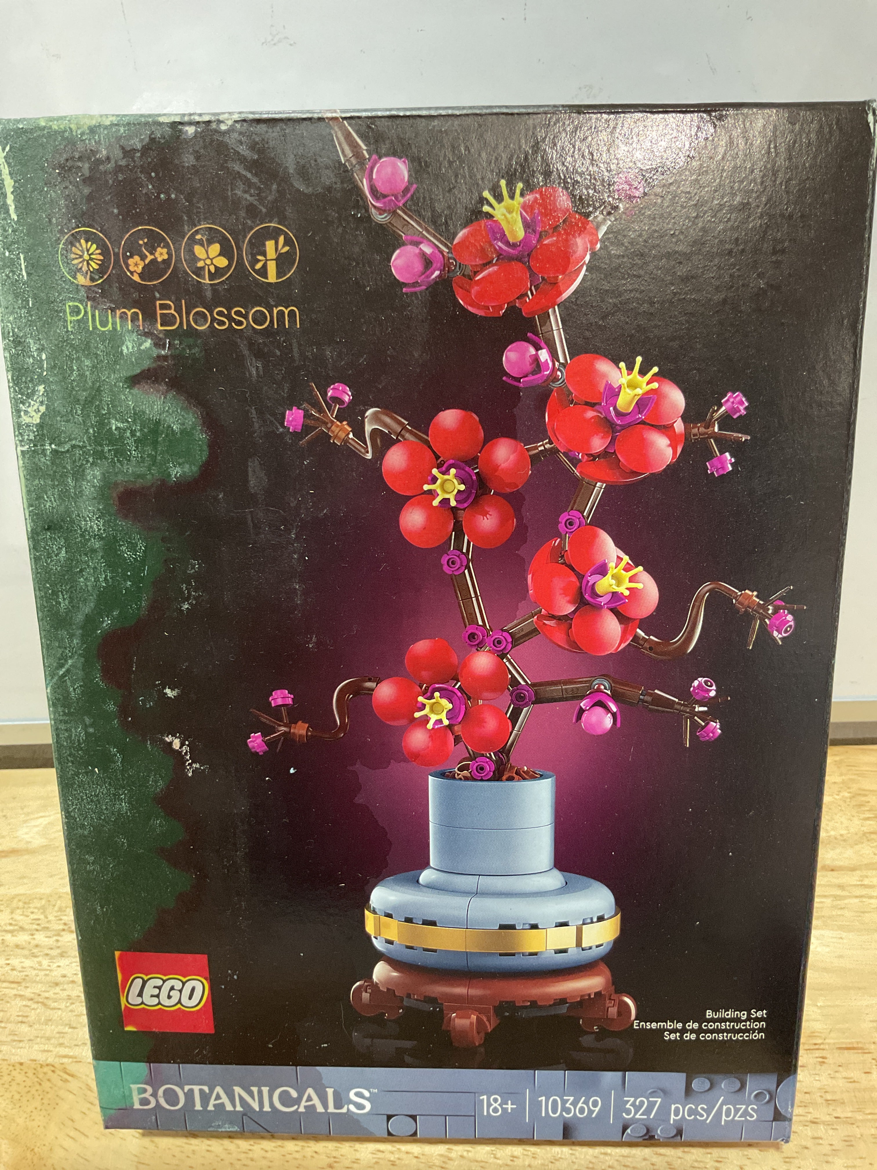 LEGO Botanicals Set Flor de Ciruelo — Kit de Construcción para Adultos
