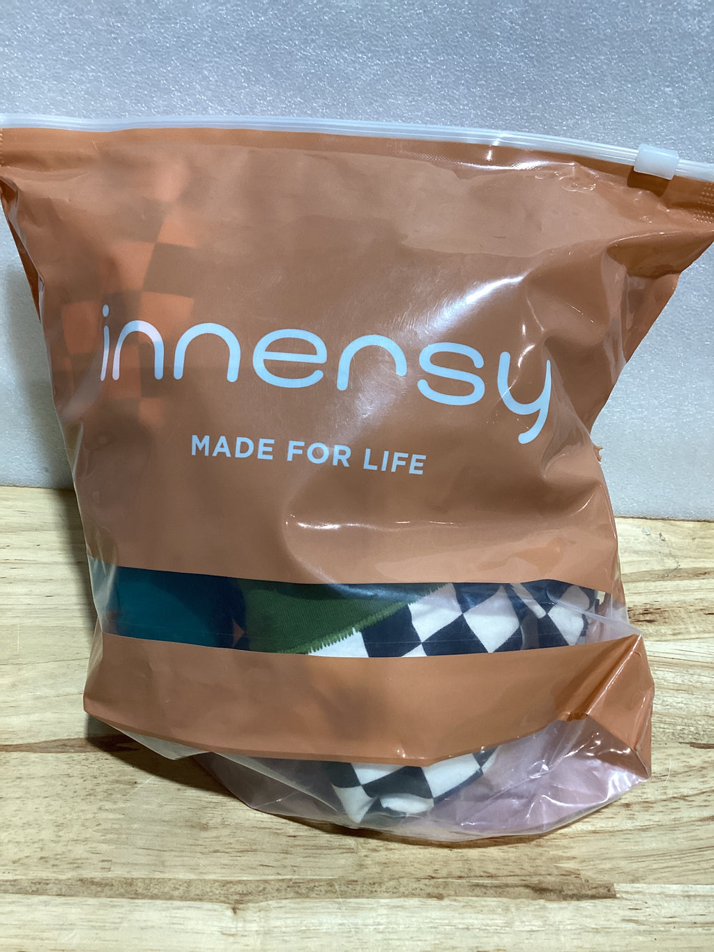 Calzones de Algodón Cintura Alta INNERSY – Pack x5 Estampado Ajedrez (Talla M)