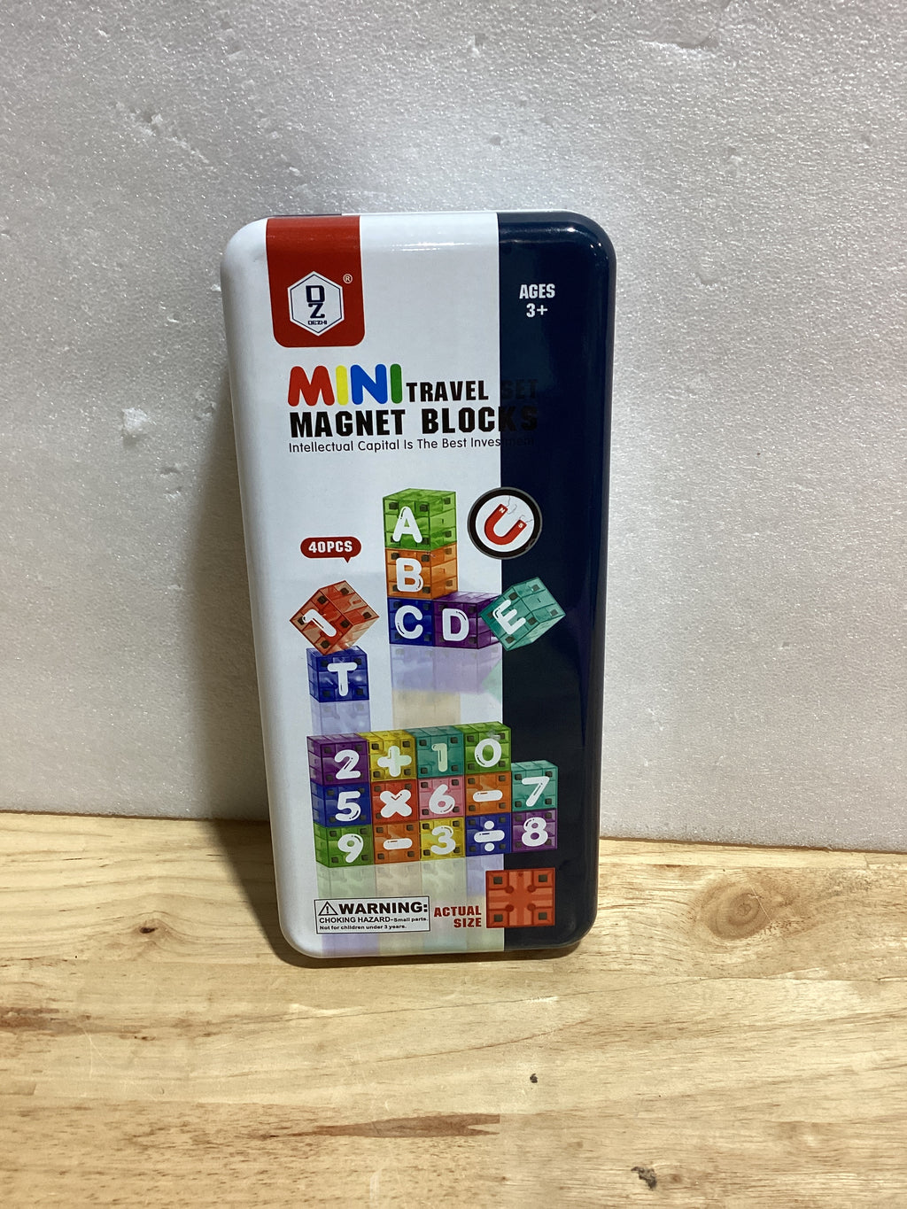 Mini Set de Viaje Bloques Magnéticos Alfabéticos – Juguete Educativo Portable