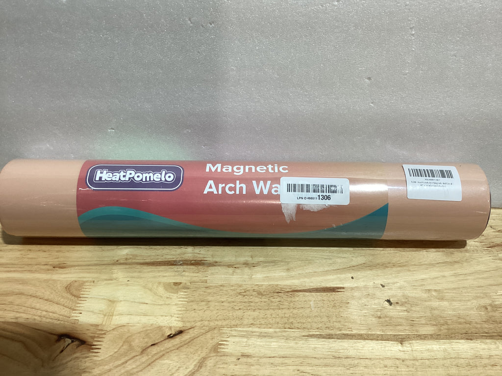 Pizarra Magnética Arco HeatPomelo 40"x18" — Sticker de Pared Mate con Acabado Pizarrón, Color Camel Blush para Sala, Aula y Cuarto de Juegos