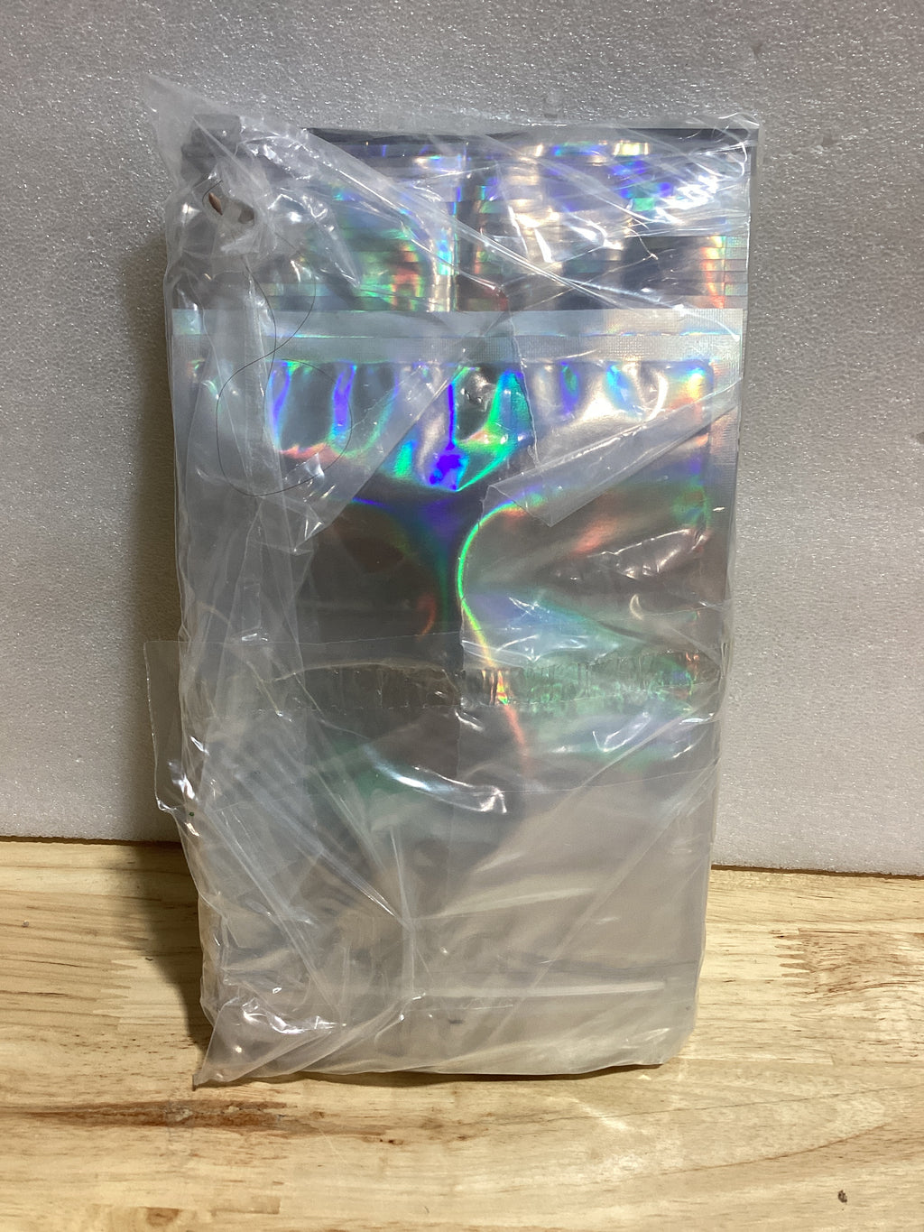 Bolsas Holográficas ANZNKU Pack x50 — 5"x7" Resellables, Colores Arcoíris, Para Empaque de Negocio, Dulces y Joyería