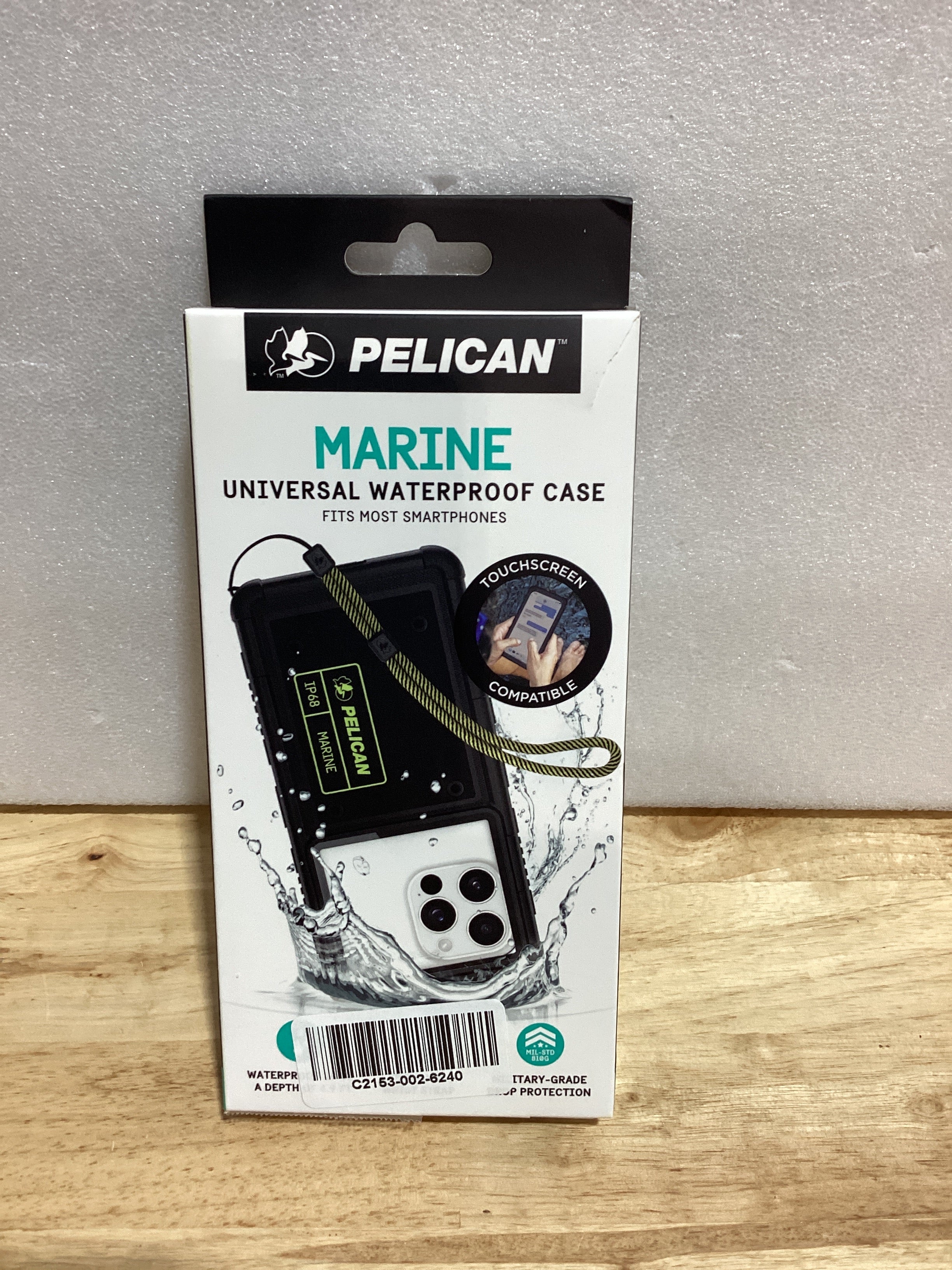Funda Impermeable para Teléfono Pelican | Negro y Amarillo | Universal | Fotos Bajo el Agua