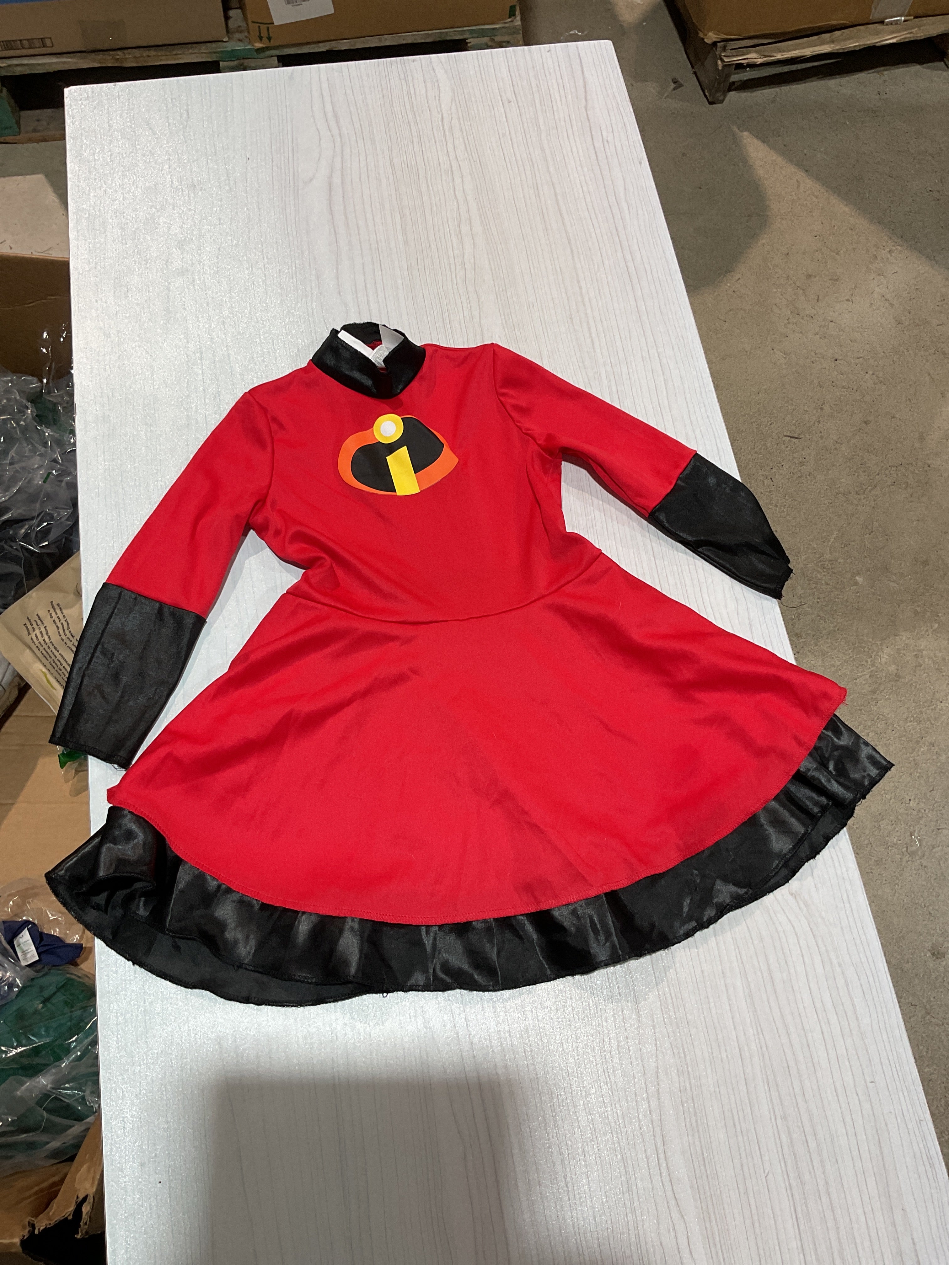 Disfraz Los Increíbles niña vestido rojo talla 3T-4T - foto original