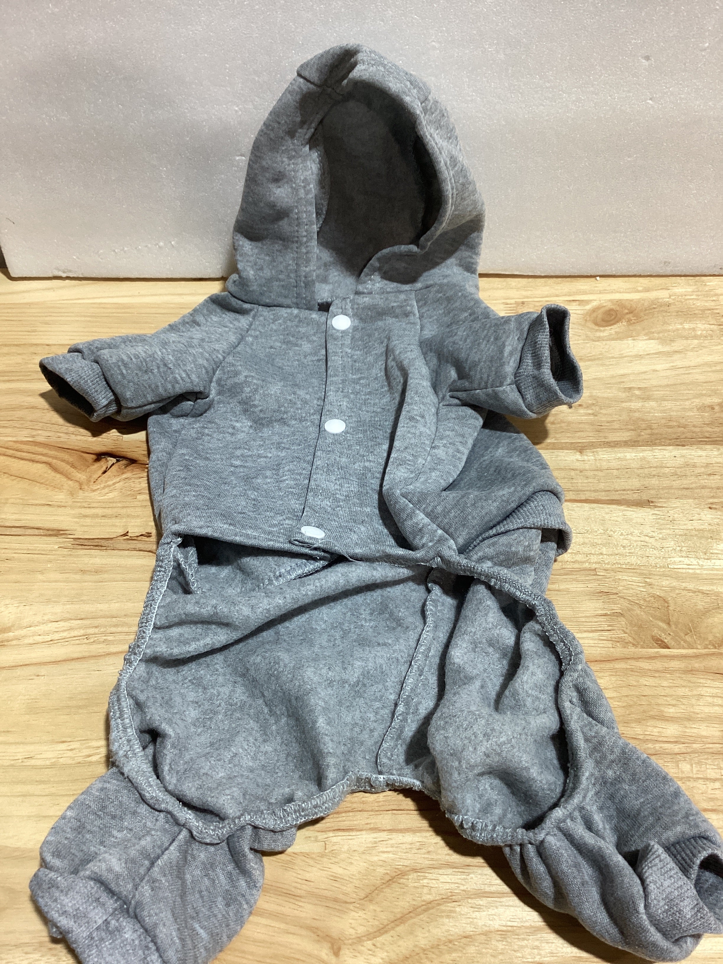 Abrigo para Perro Talla Mediana — Color Gris, Ropa de Abrigo Cómoda para Mascotas