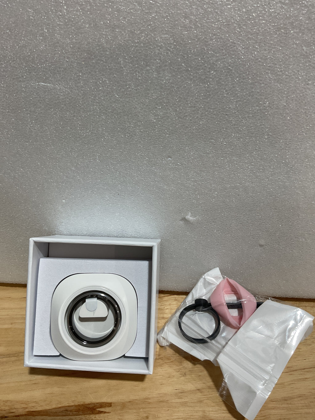 Anillo Inteligente UniJethro — Monitor de Frecuencia Cardíaca, Oxígeno, Presión y Sueño, IP68, Sin Cuota de App (Plata, Talla 14)