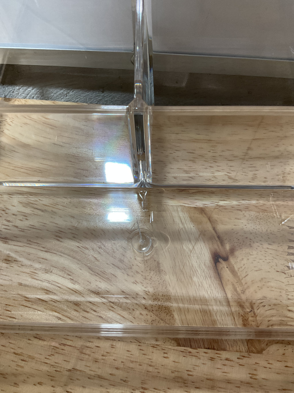 Organizador de Maquillaje Acrílico | 4 Compartimentos | Sin BPA | 17.8x15.2x8 cm