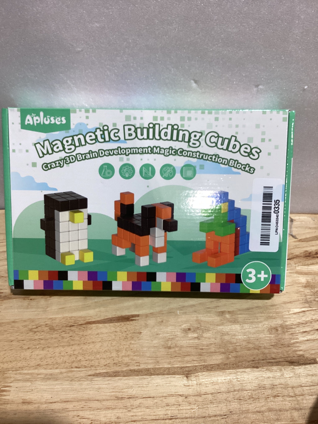 Apluses Bloques Magnéticos 54 PCS | Juguete STEM Montessori para Niños 3-5 Años