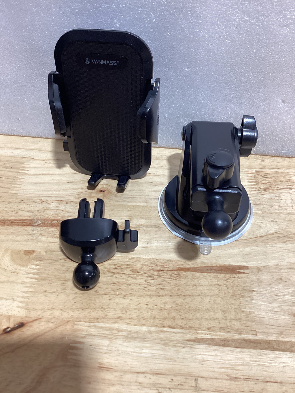 Soporte de Teléfono para Auto VANMASS 2026 – Grado Militar, Succión 90+ lbs, para Tablero, Parabrisas y Ventila para iPhone y Android