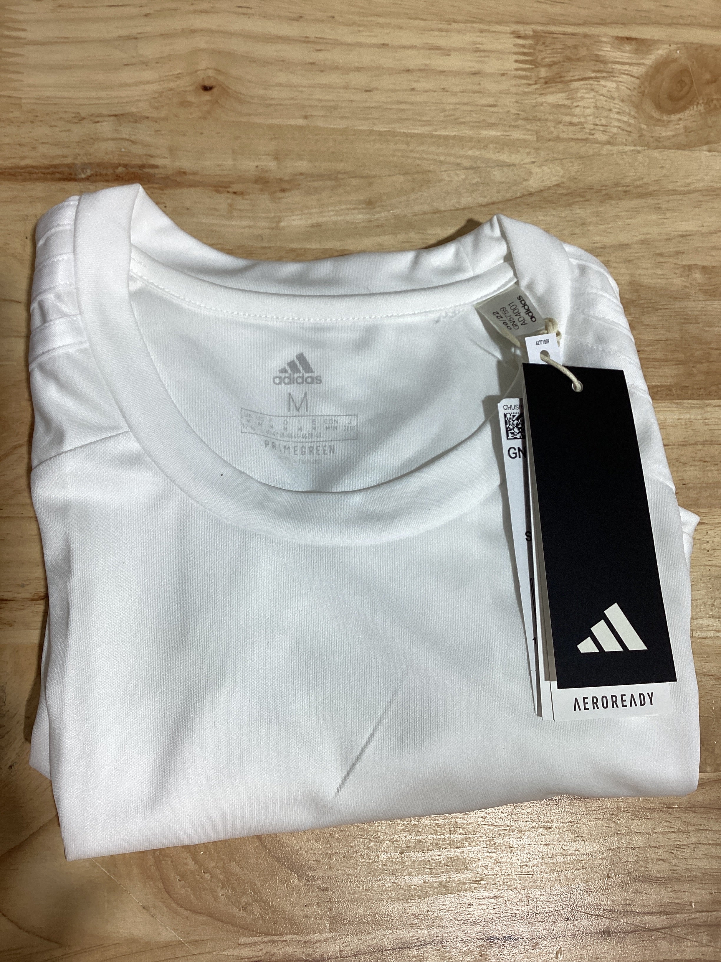 Camiseta de Fútbol Adidas Squadra 21 para Mujer – Talla M, Color Blanco